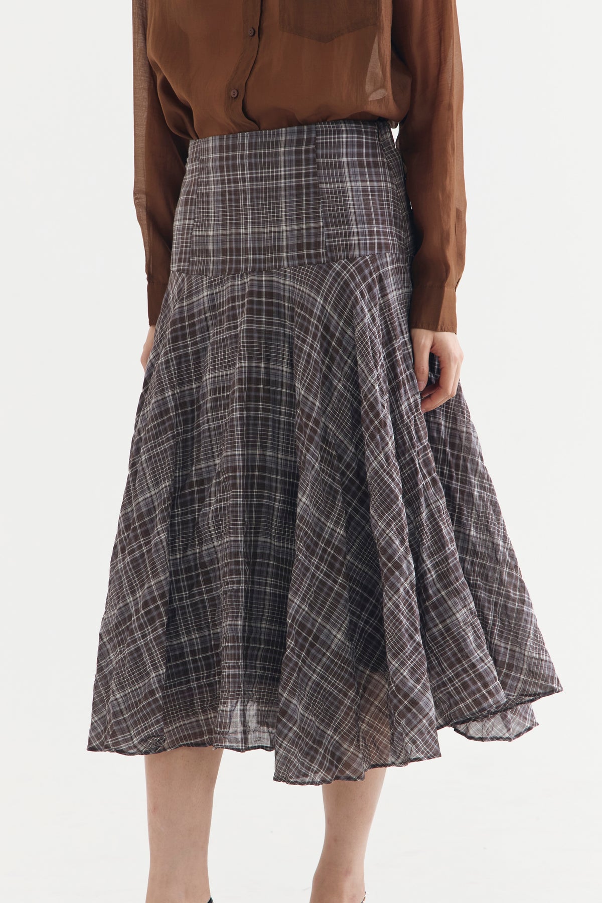 SOLEIL SKIRT BROWN