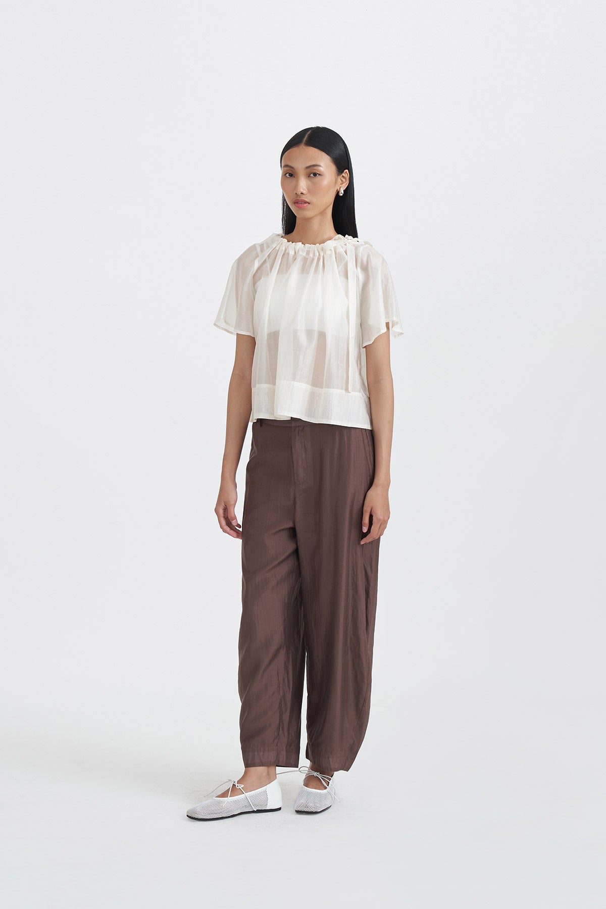 HEIRLOOM TOP BROKEN WHITE