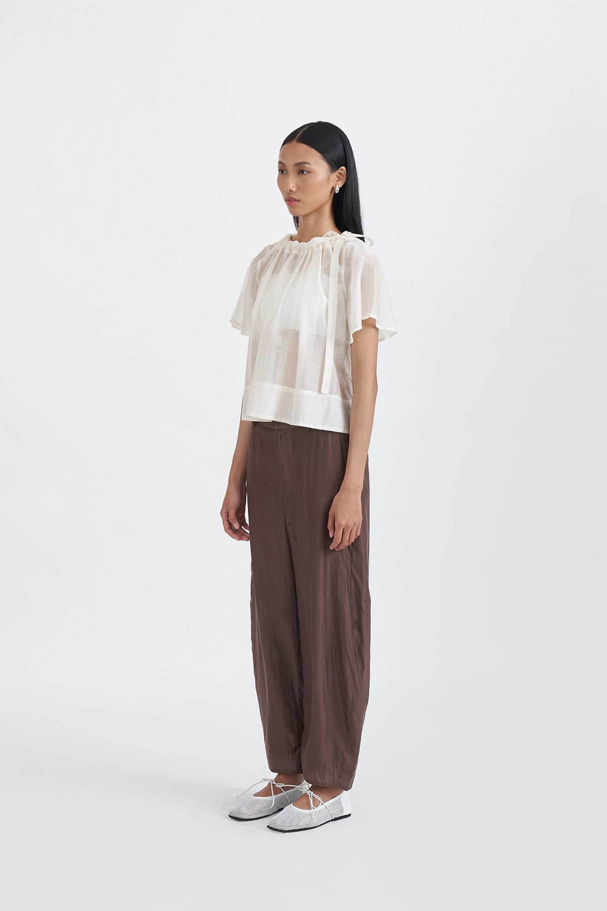 HEIRLOOM TOP BROKEN WHITE