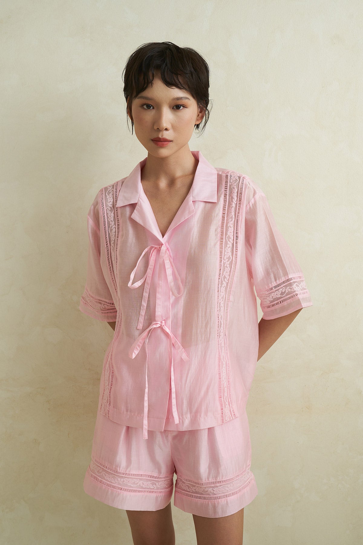 GLISTEN TOP PINK