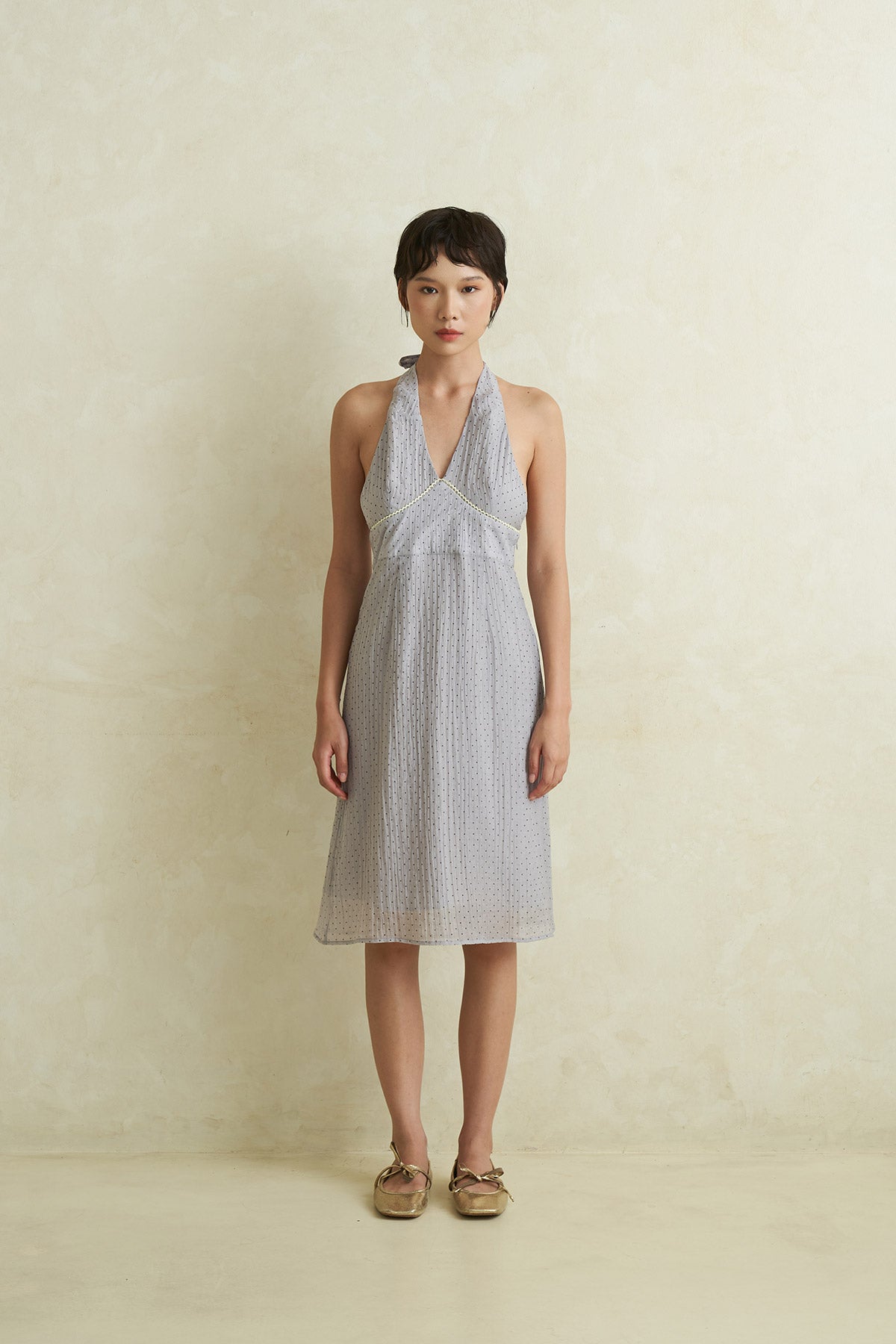 DEWDROP DRESS GREY
