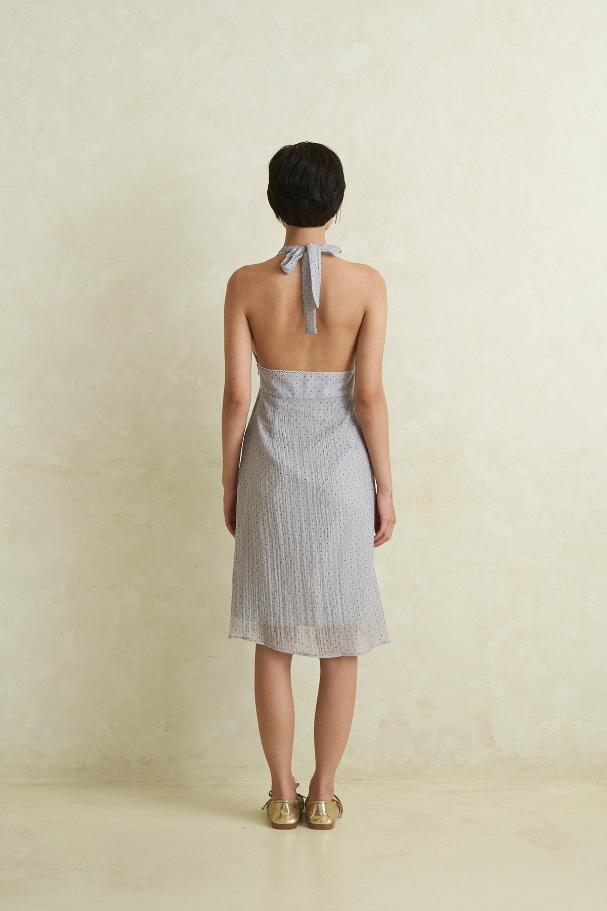 DEWDROP DRESS GREY