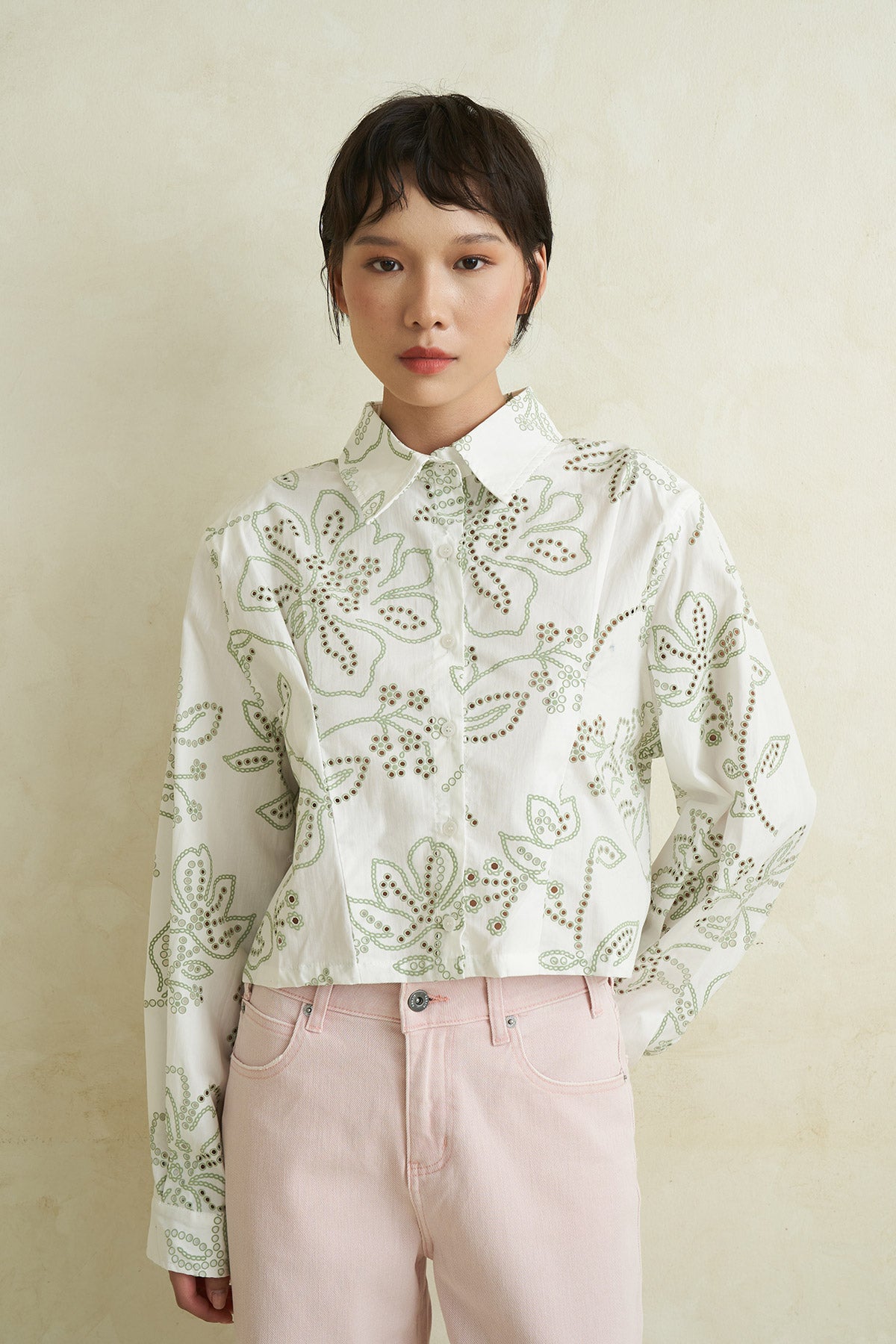 WANDERLUST TOP GREEN