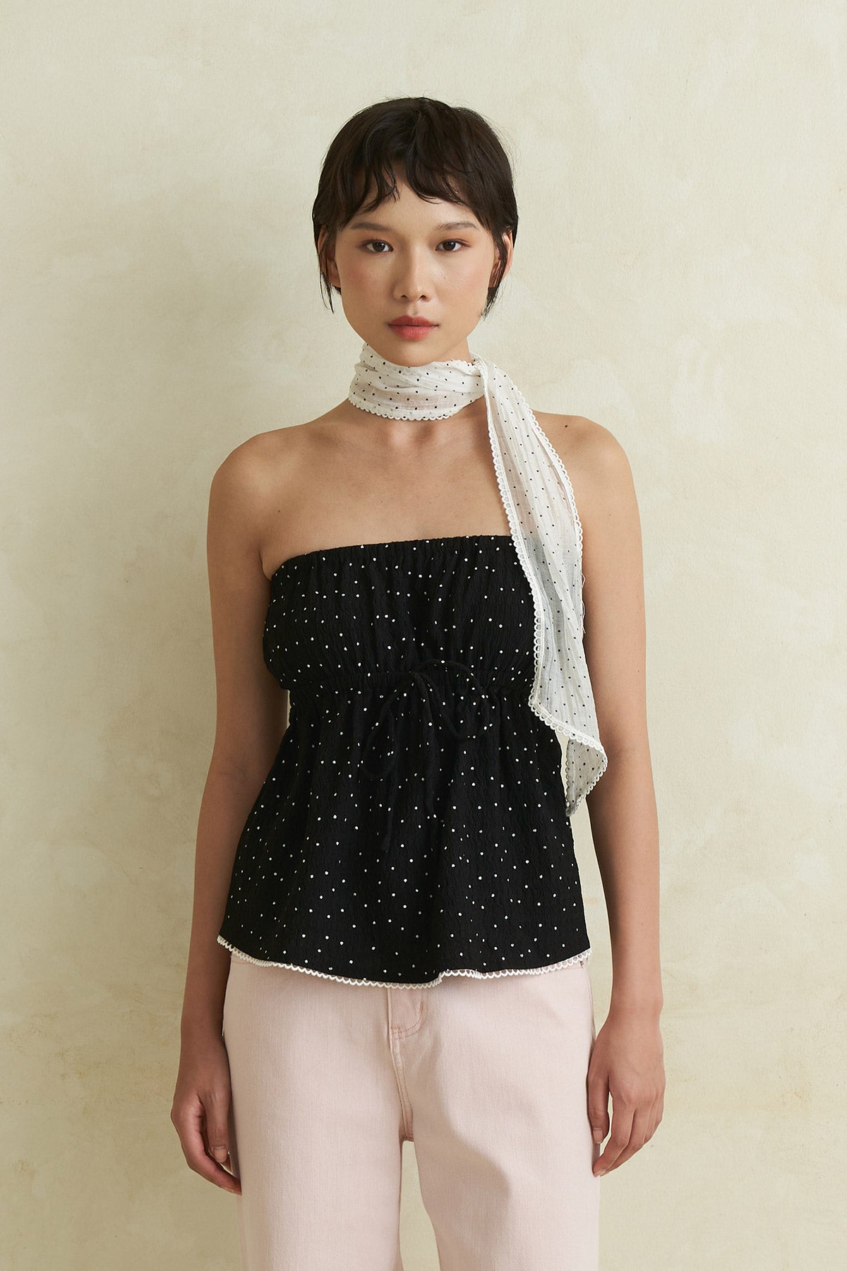 FIZZ TUBE TOP BLACK