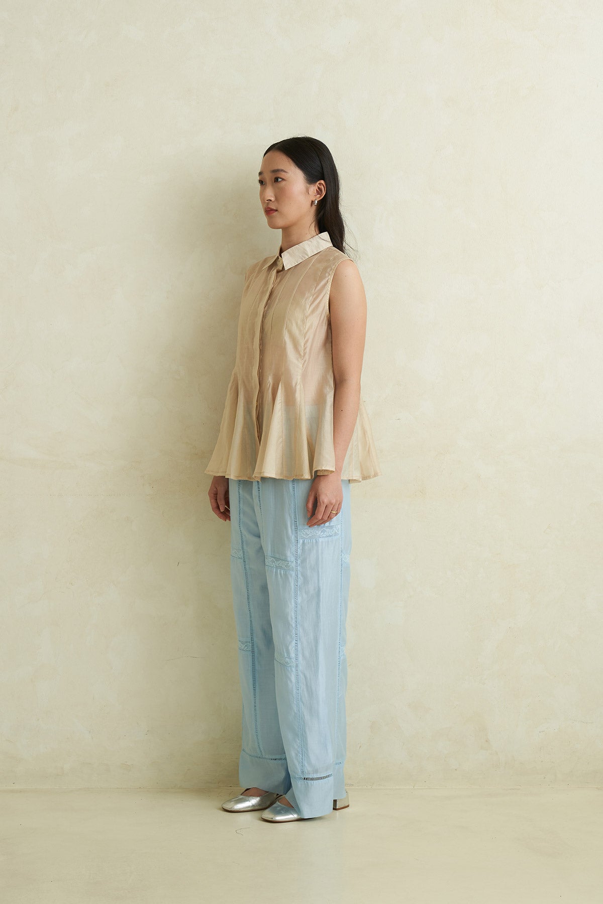 LUCENT TOP BEIGE