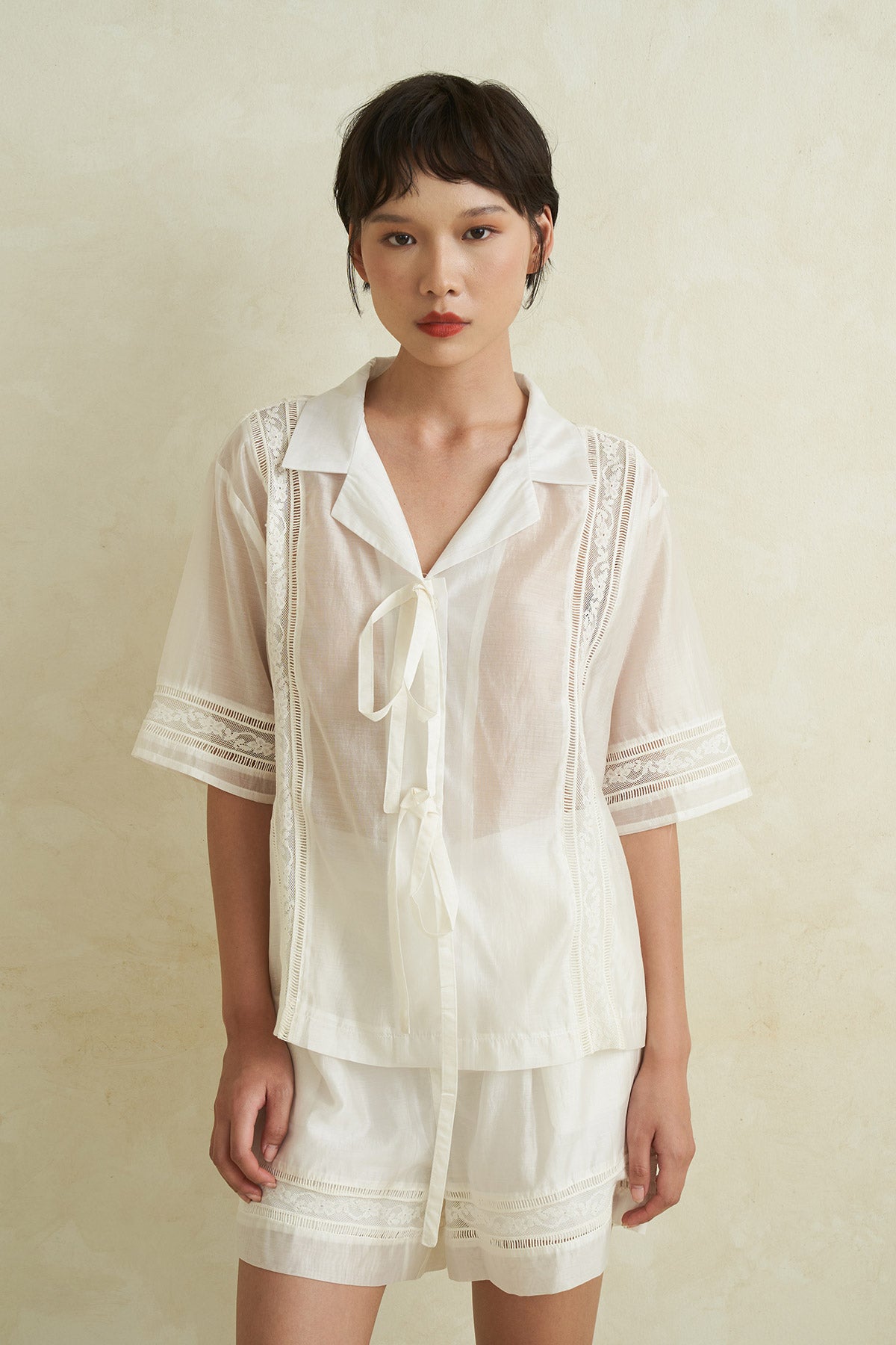 GLISTEN TOP WHITE