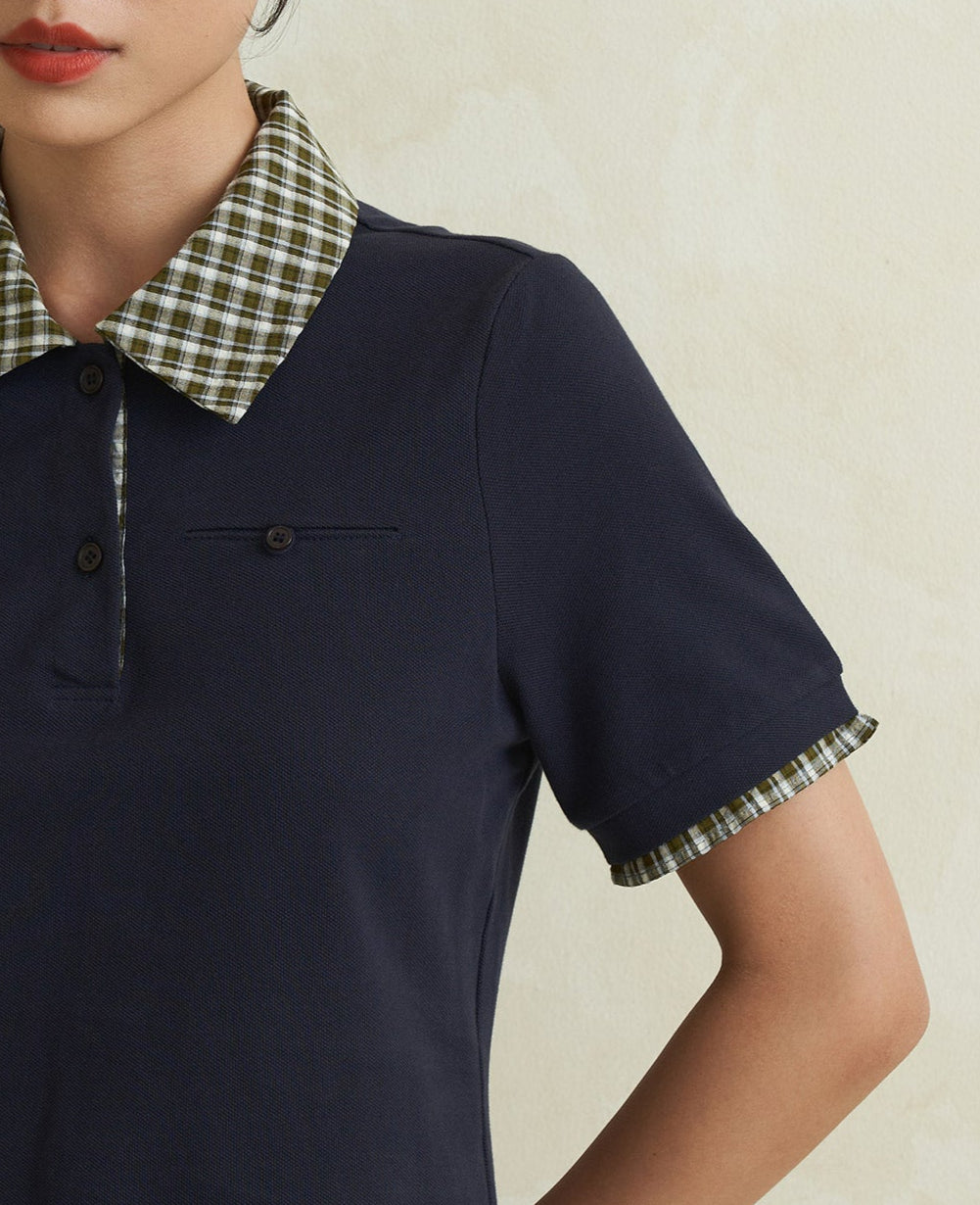 FRISBEE TOP NAVY