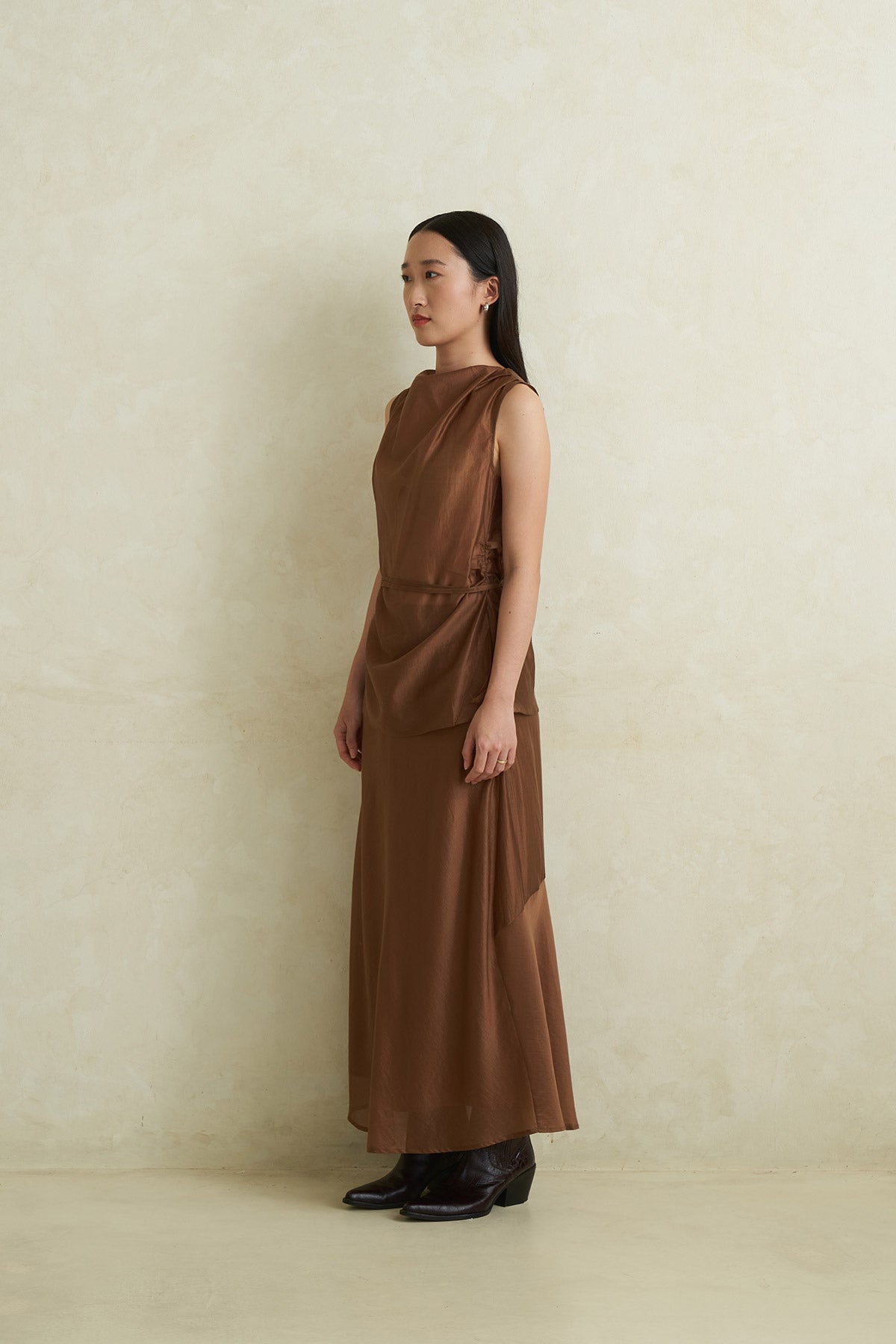 MIDSUMMER TOP BROWN