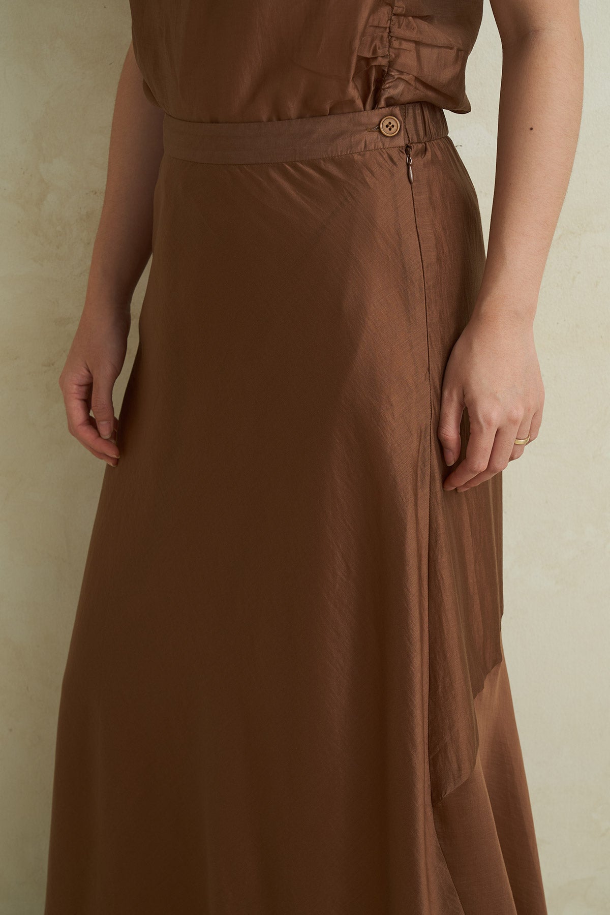 SEASIDE SKIRT BROWN