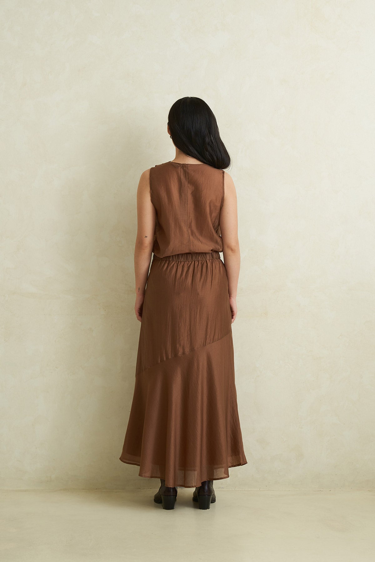 SEASIDE SKIRT BROWN