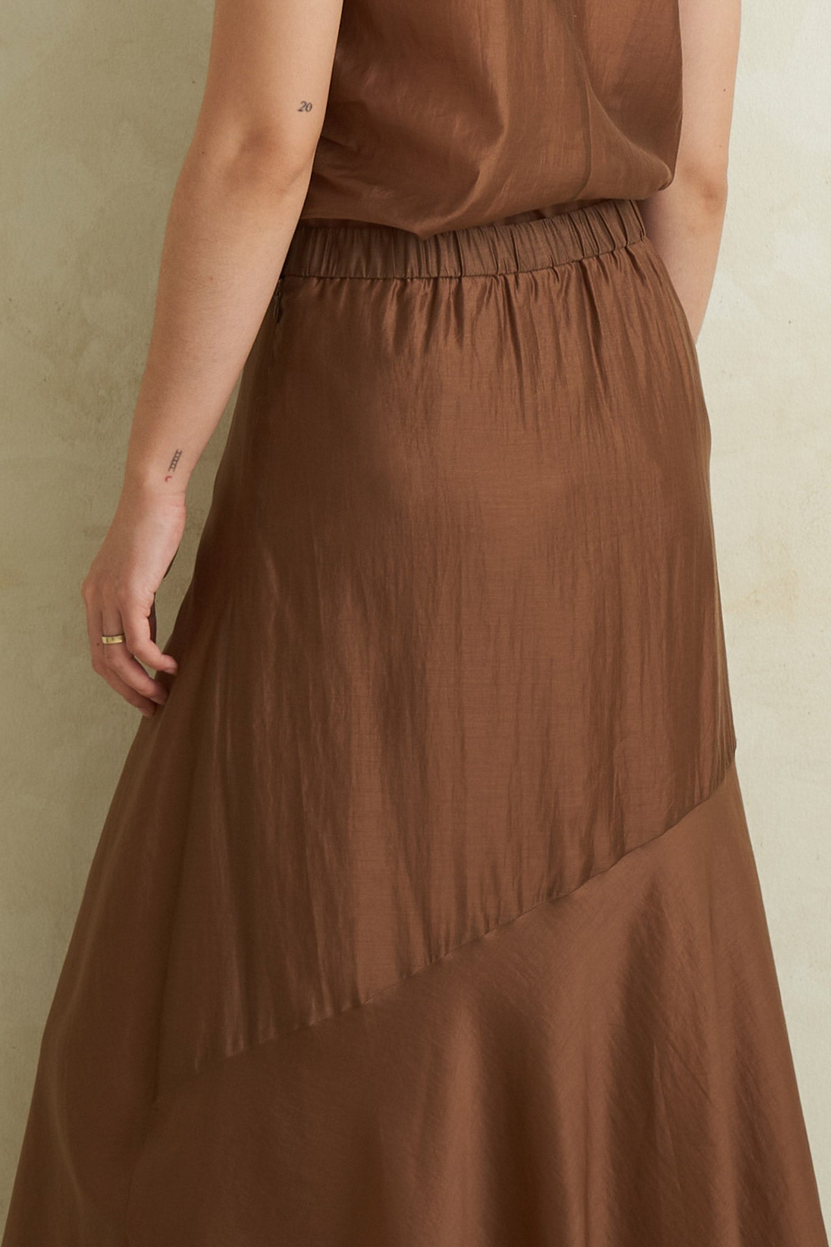 SEASIDE SKIRT BROWN