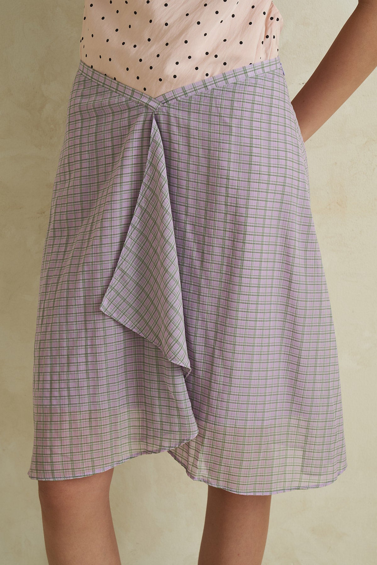 SHIMMER SKIRT PURPLE