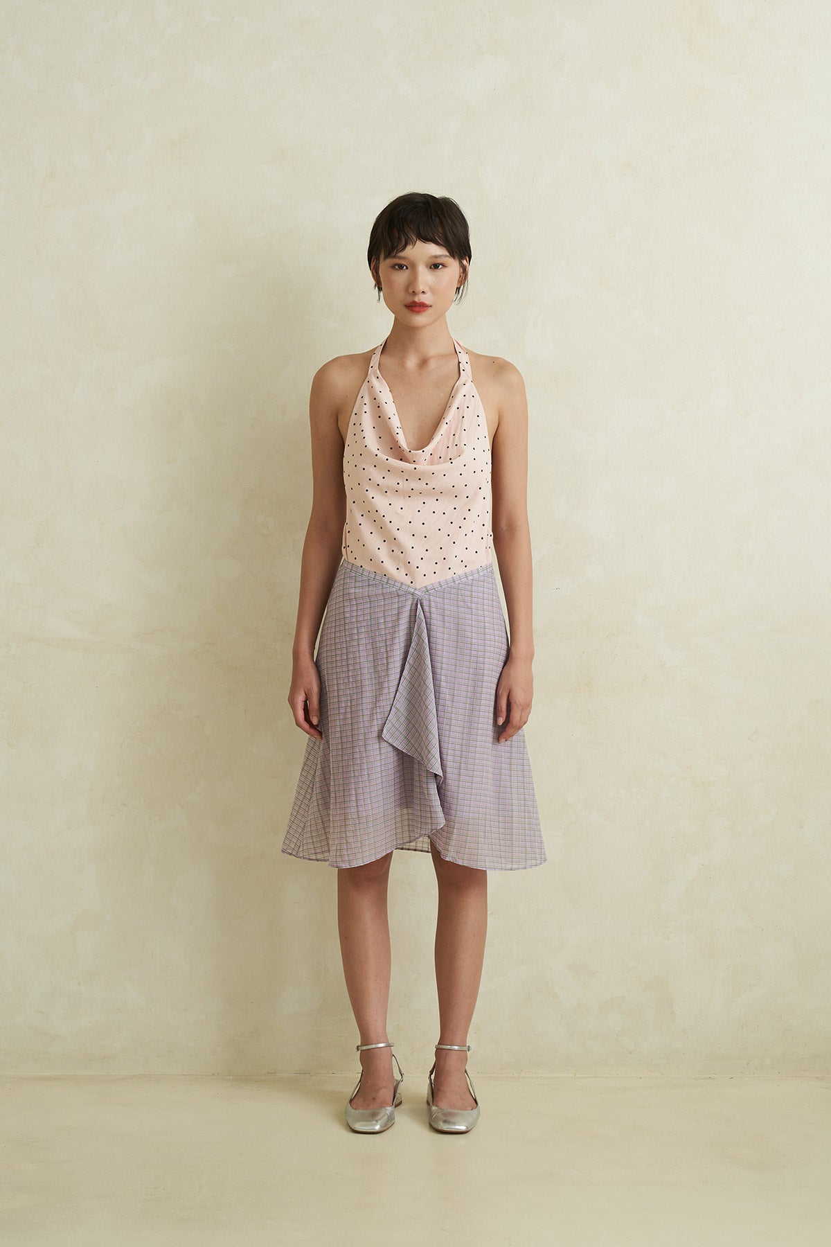 SHIMMER SKIRT PURPLE