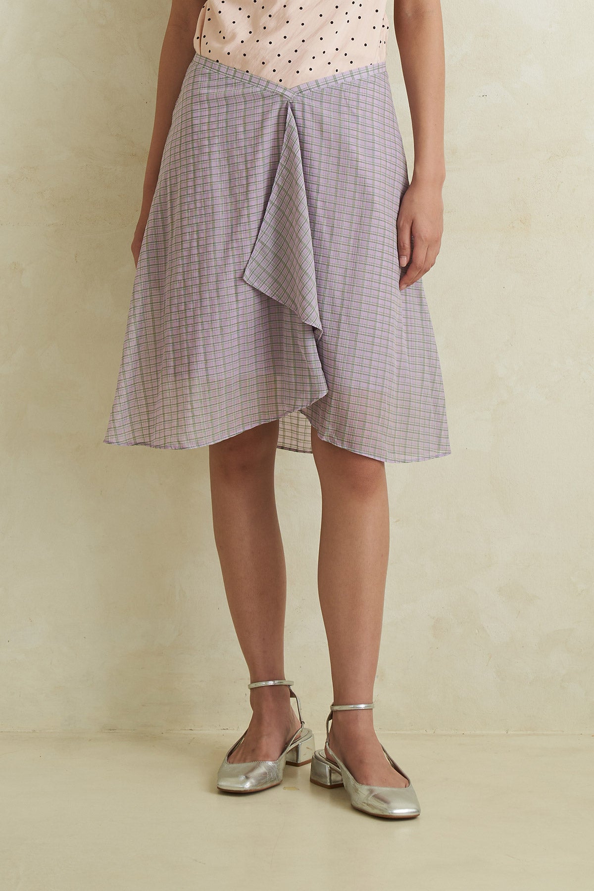 SHIMMER SKIRT PURPLE