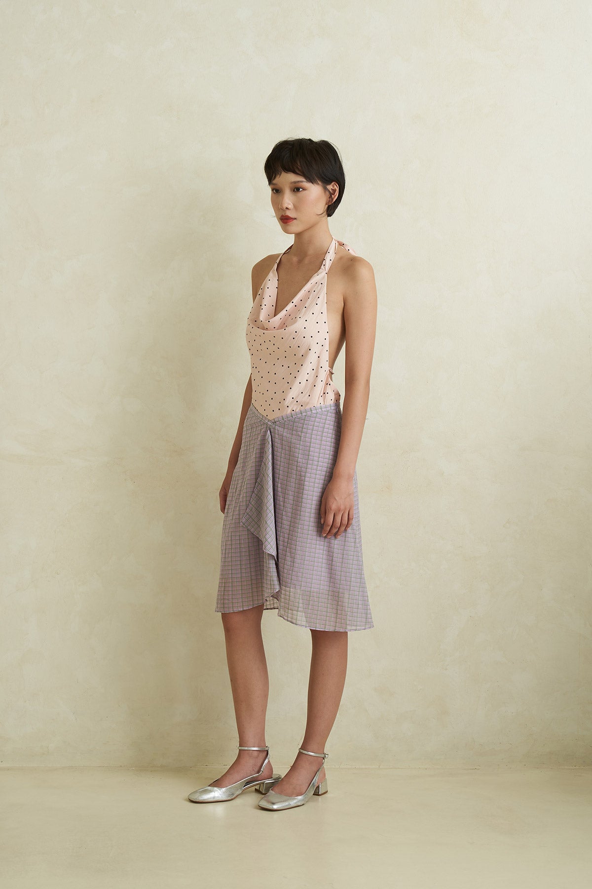 SHIMMER SKIRT PURPLE