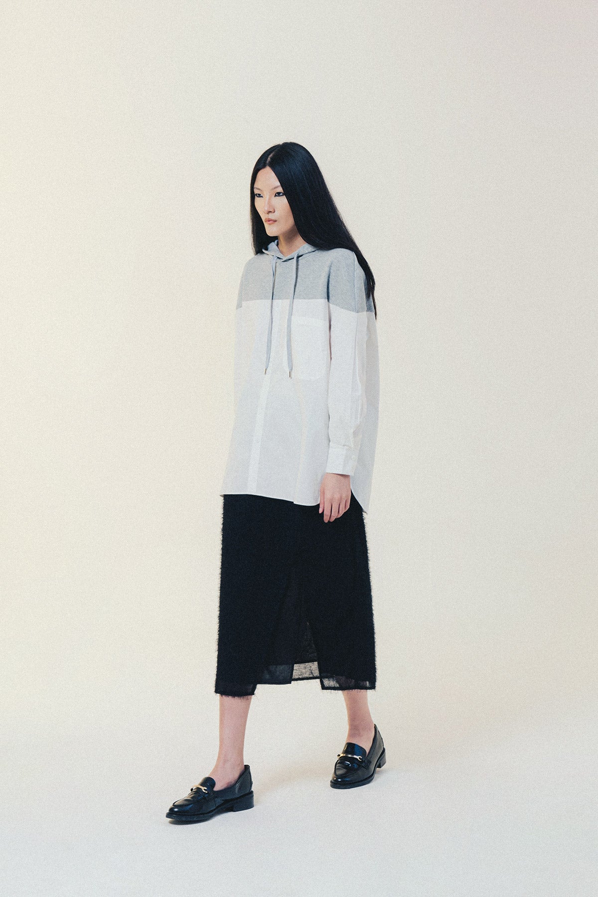 YUI HOODIE GREY