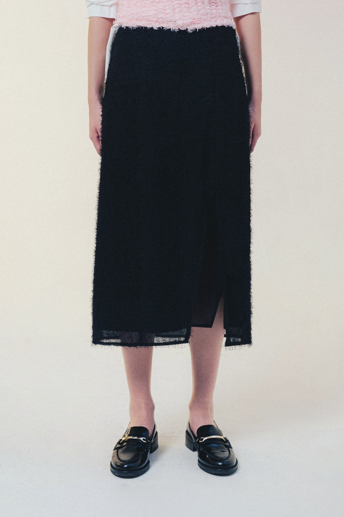 PETAL SKIRT BLACK