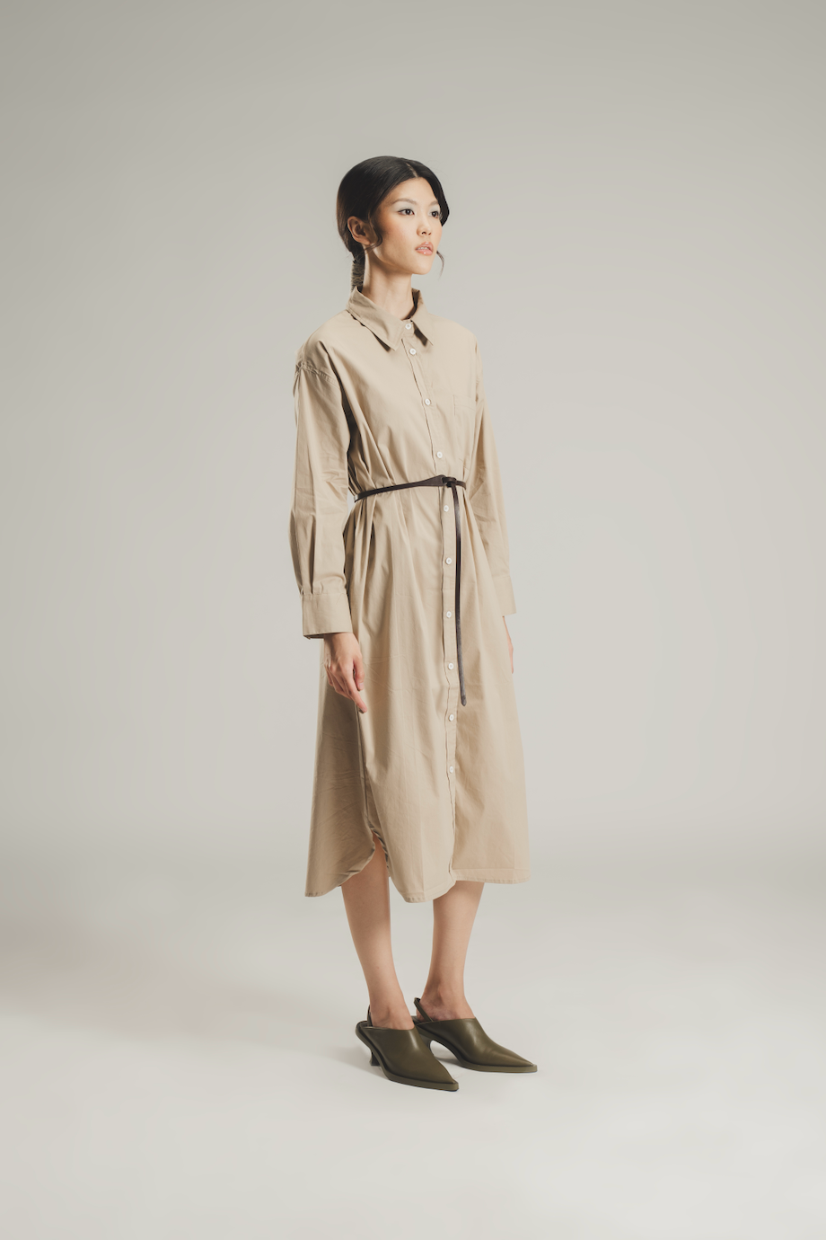 BAYOU DRESS BEIGE