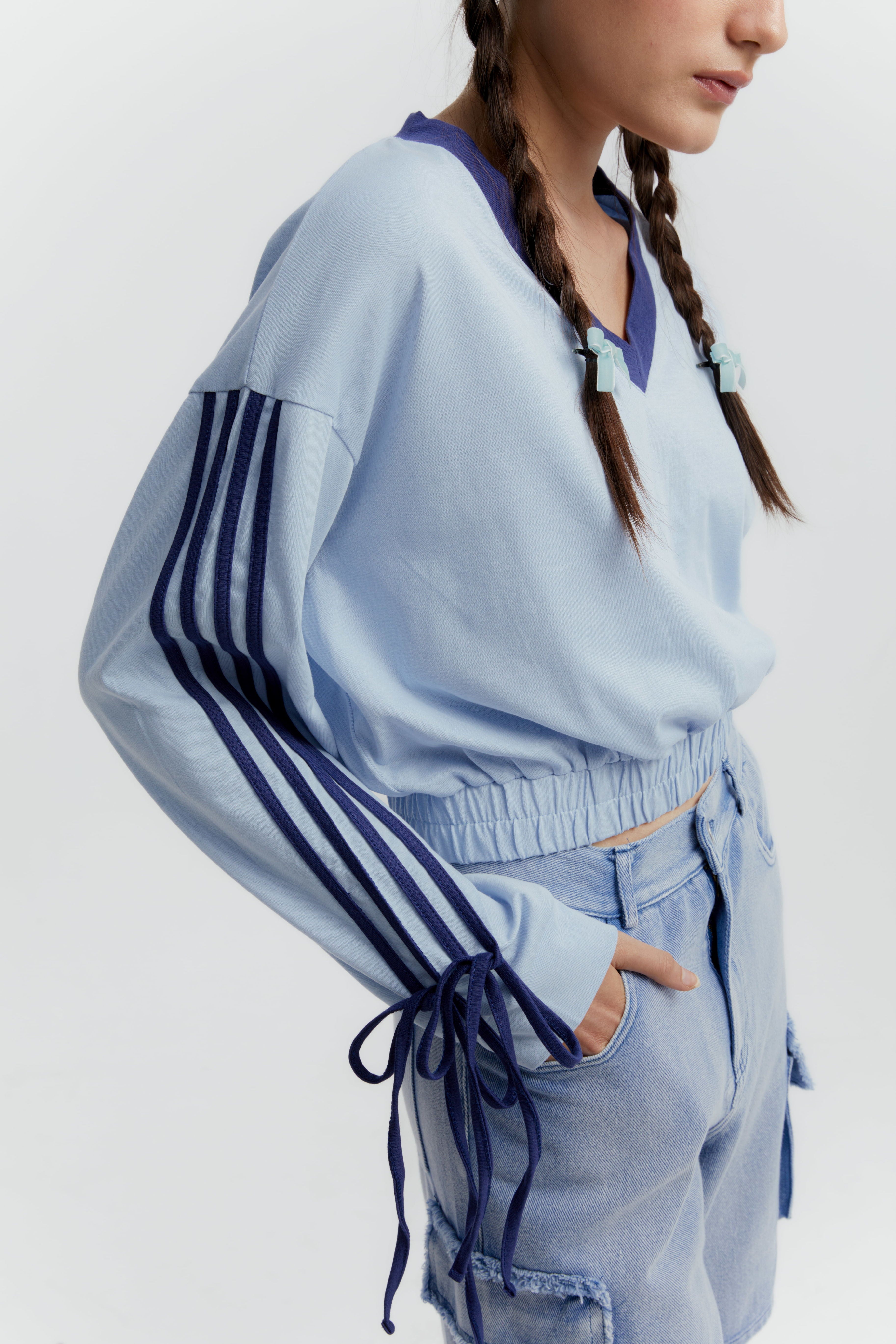 SCULLY TOP BLUE