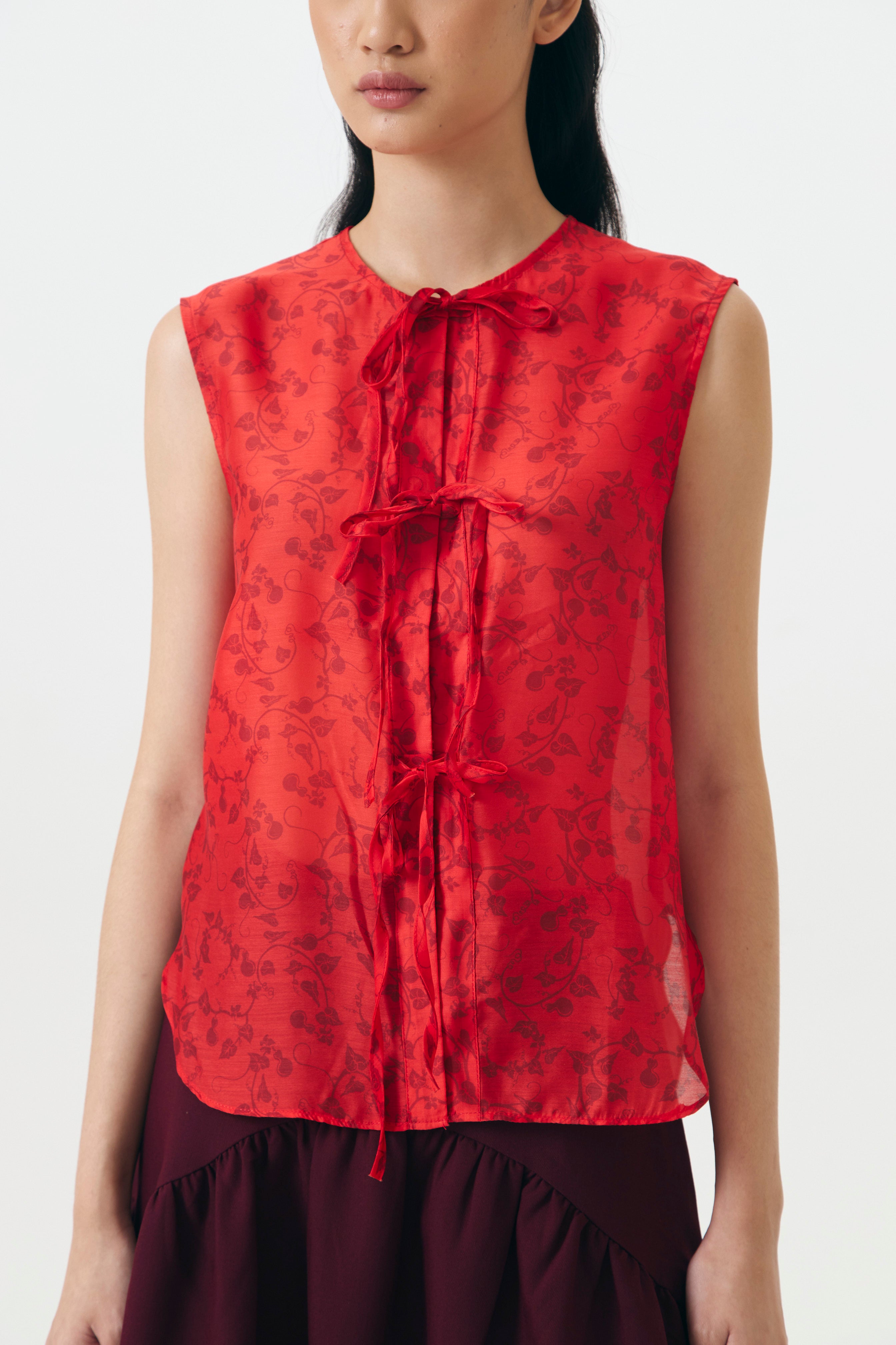 GARNET TOP RED