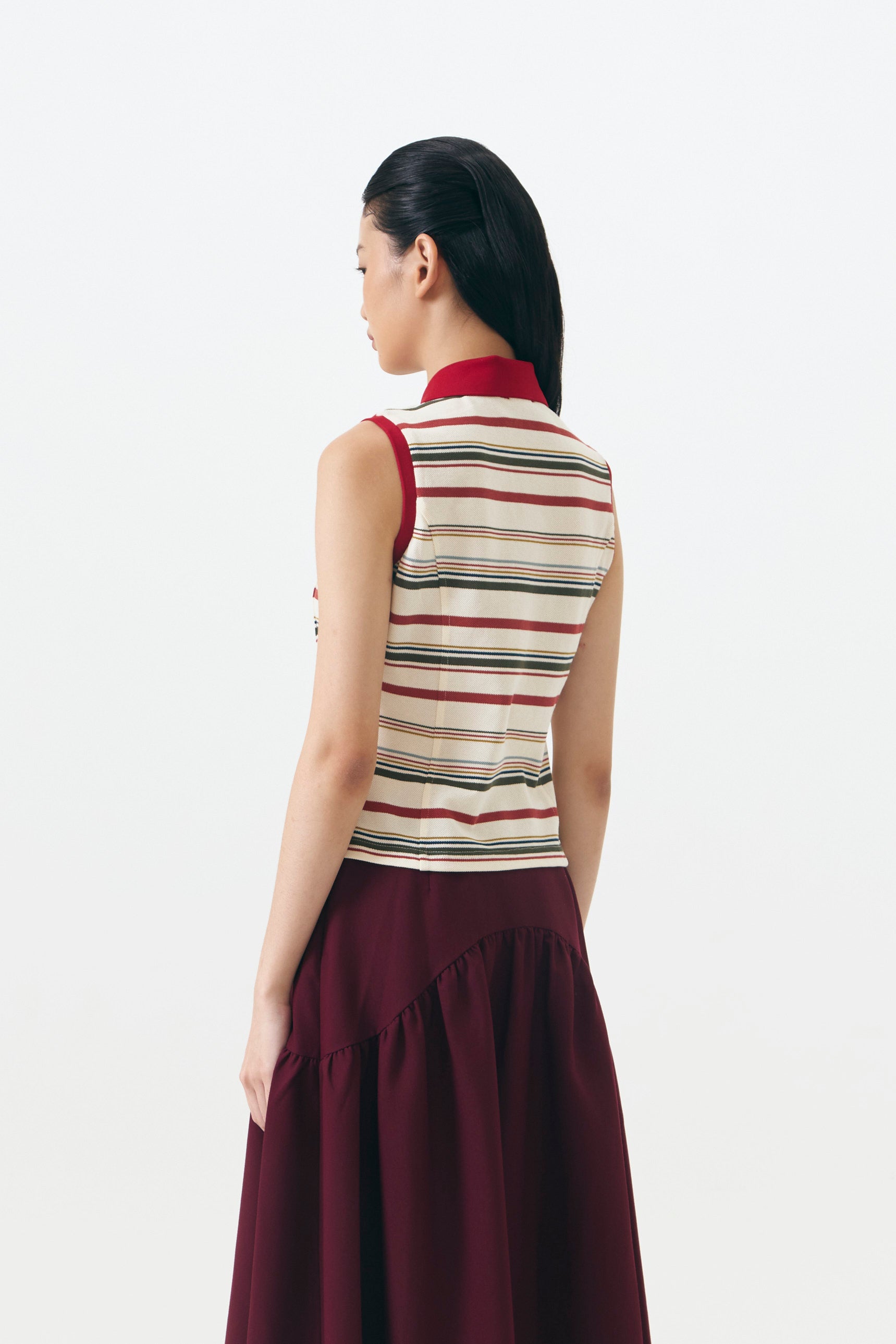 SORBET TOP RED STRIPES