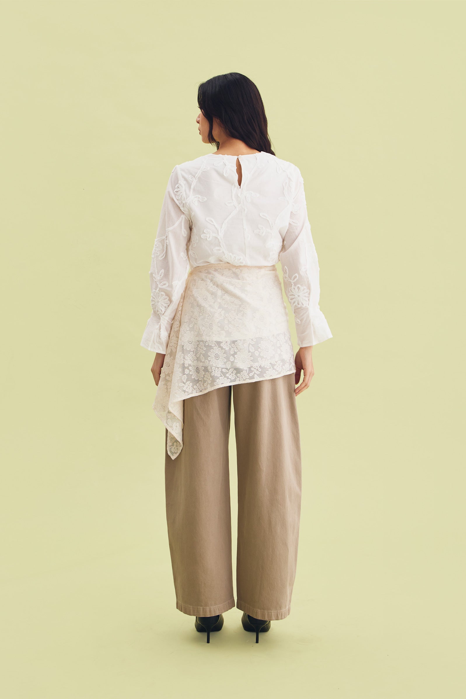 AIRY LACE SKIRT CREAM - CALLIE FT. IRANI VIANZA