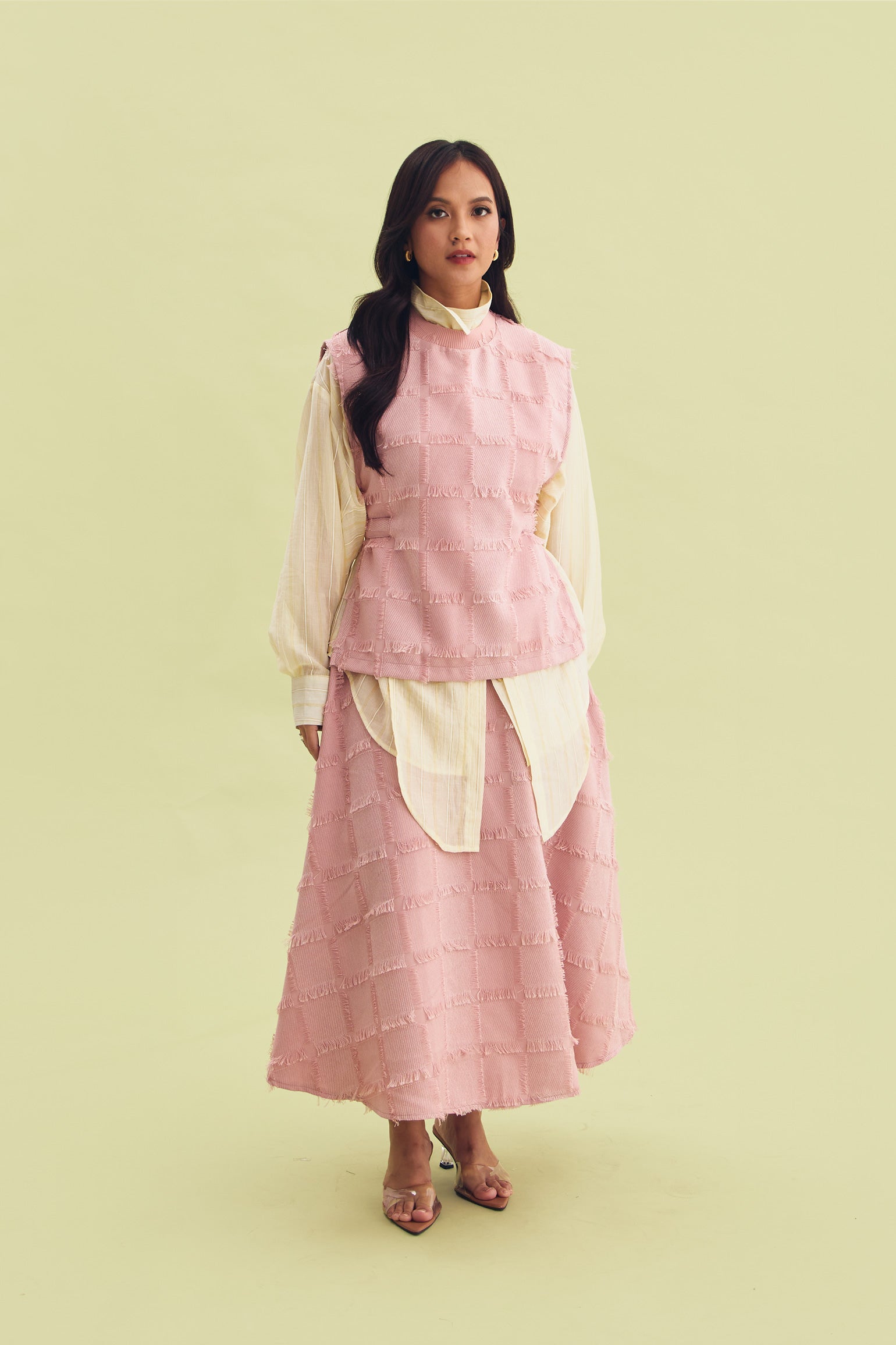 FEATHER VEST PINK - CALLIE FT. IRANI VIANZA