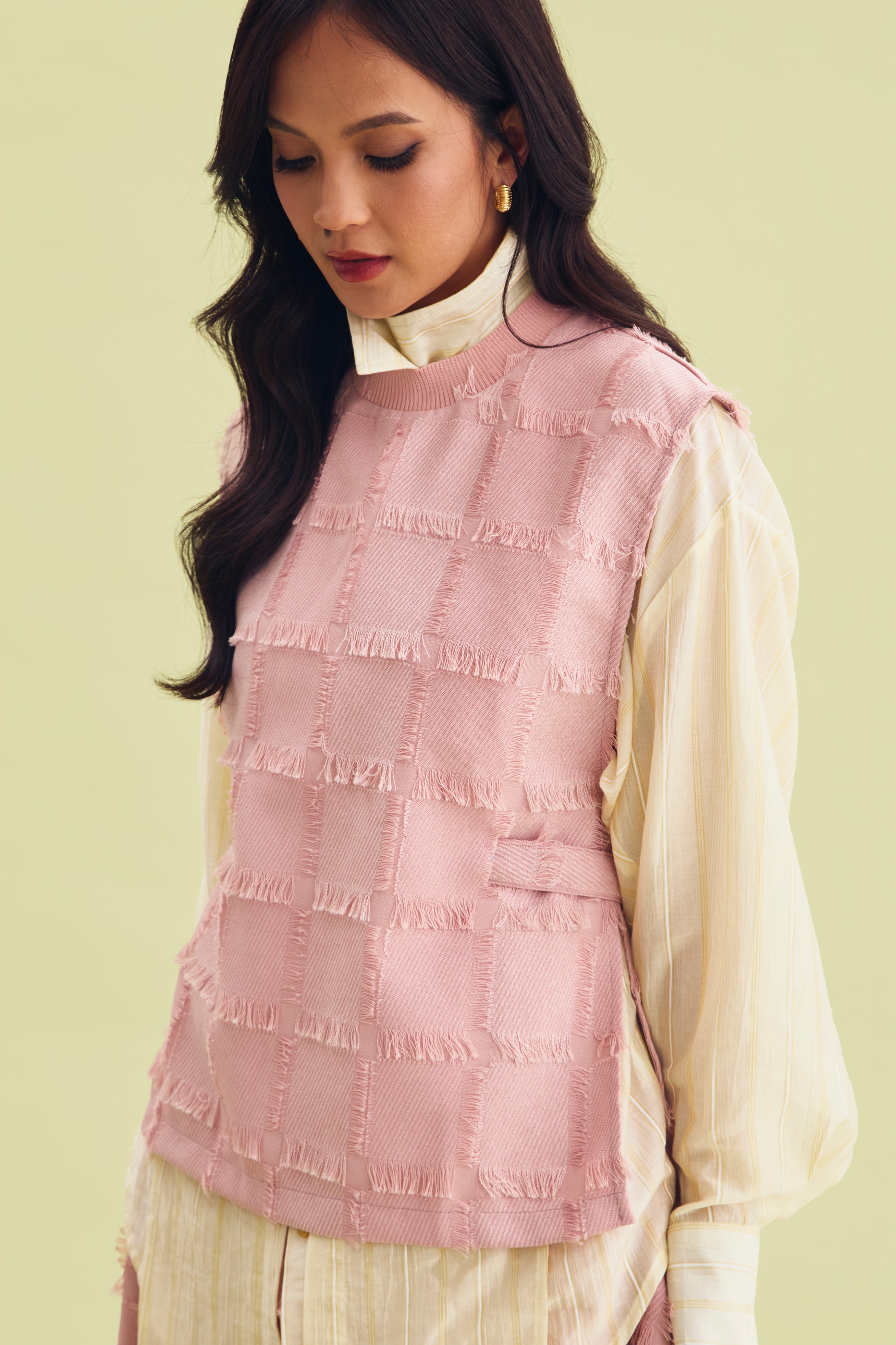 FEATHER VEST PINK - CALLIE FT. IRANI VIANZA