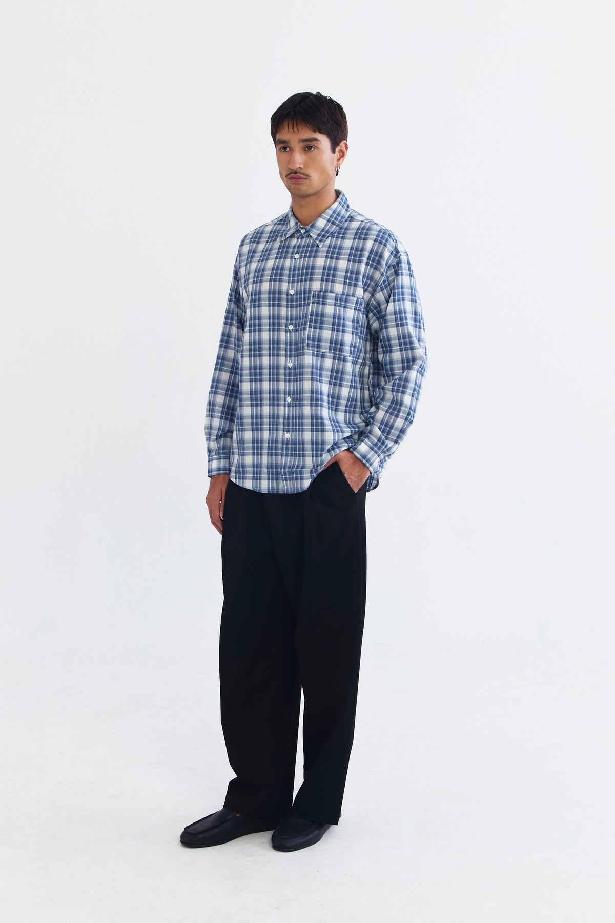 THAMES SHIRT BLUE
