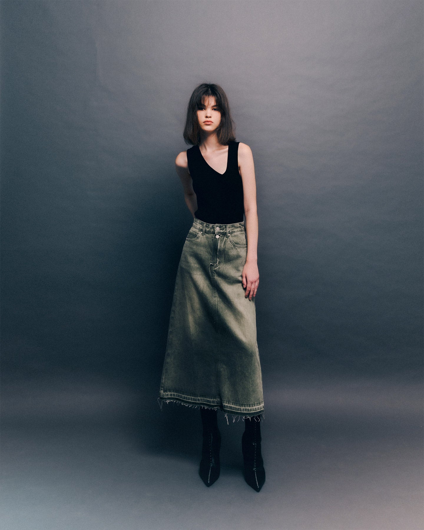 REAGEN SKIRT GREEN