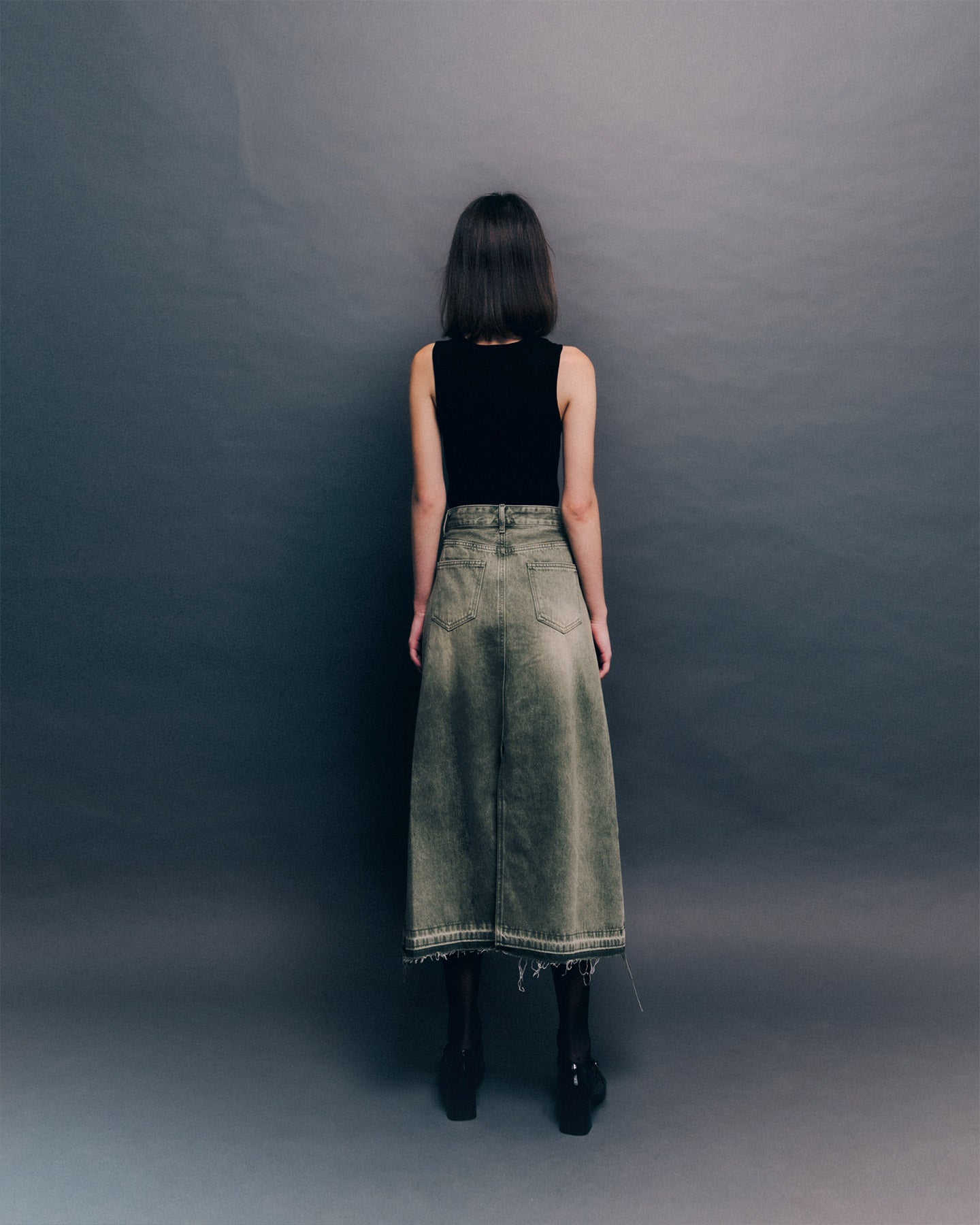 REAGEN SKIRT GREEN