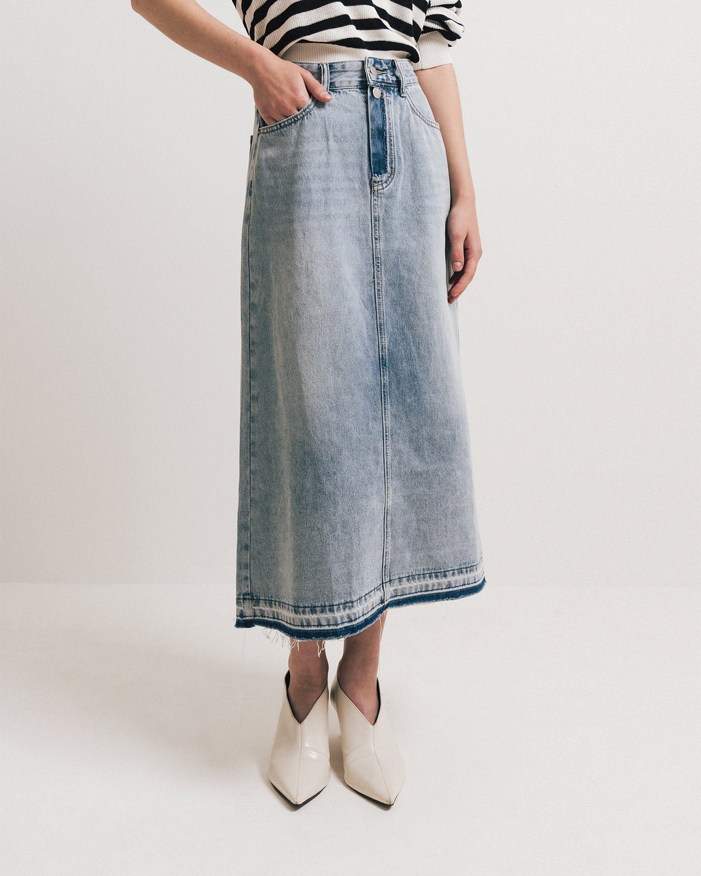REAGEN SKIRT BLUE