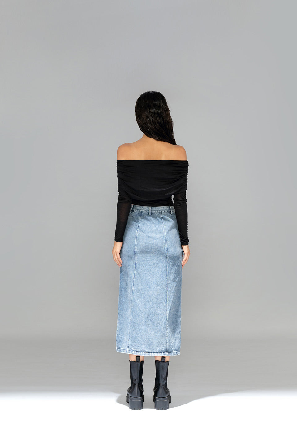 LOWE SKIRT BLUE