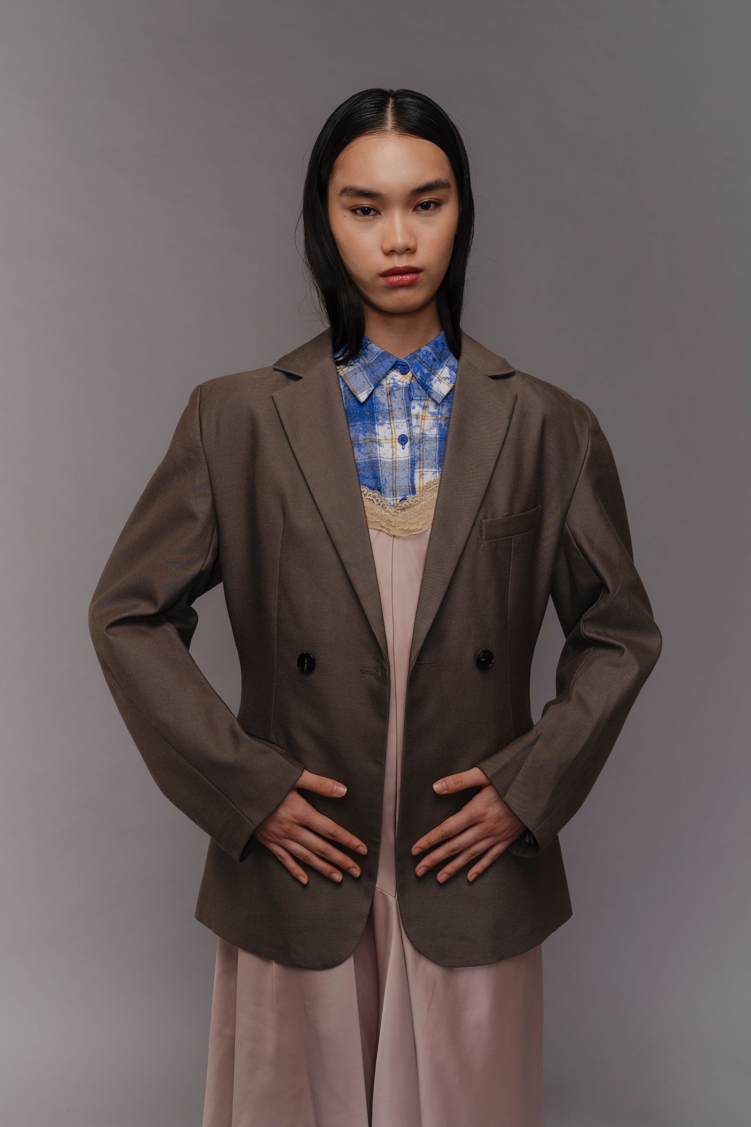 HAO BLAZER BROWN