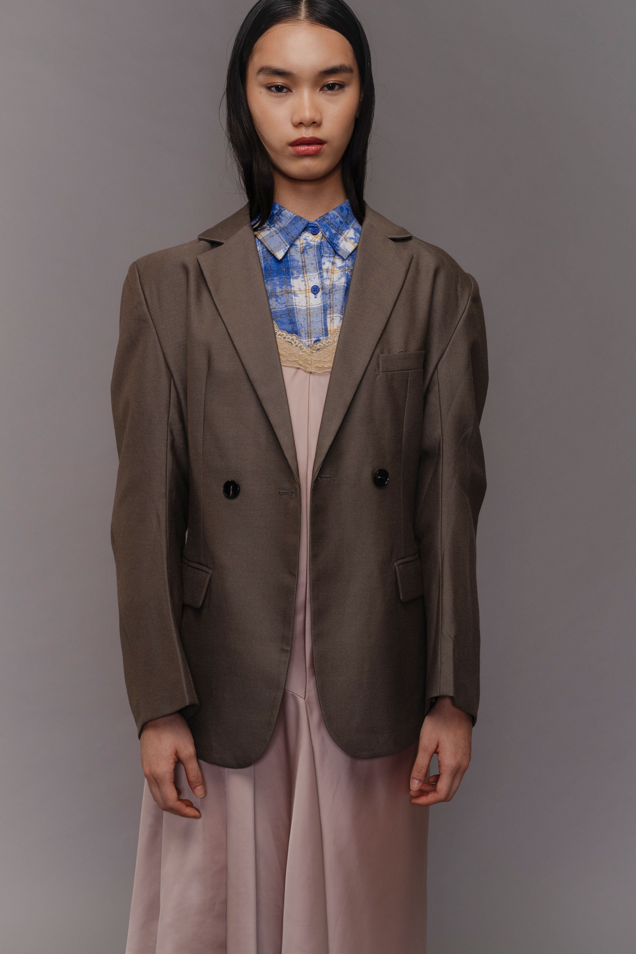 HAO BLAZER BROWN