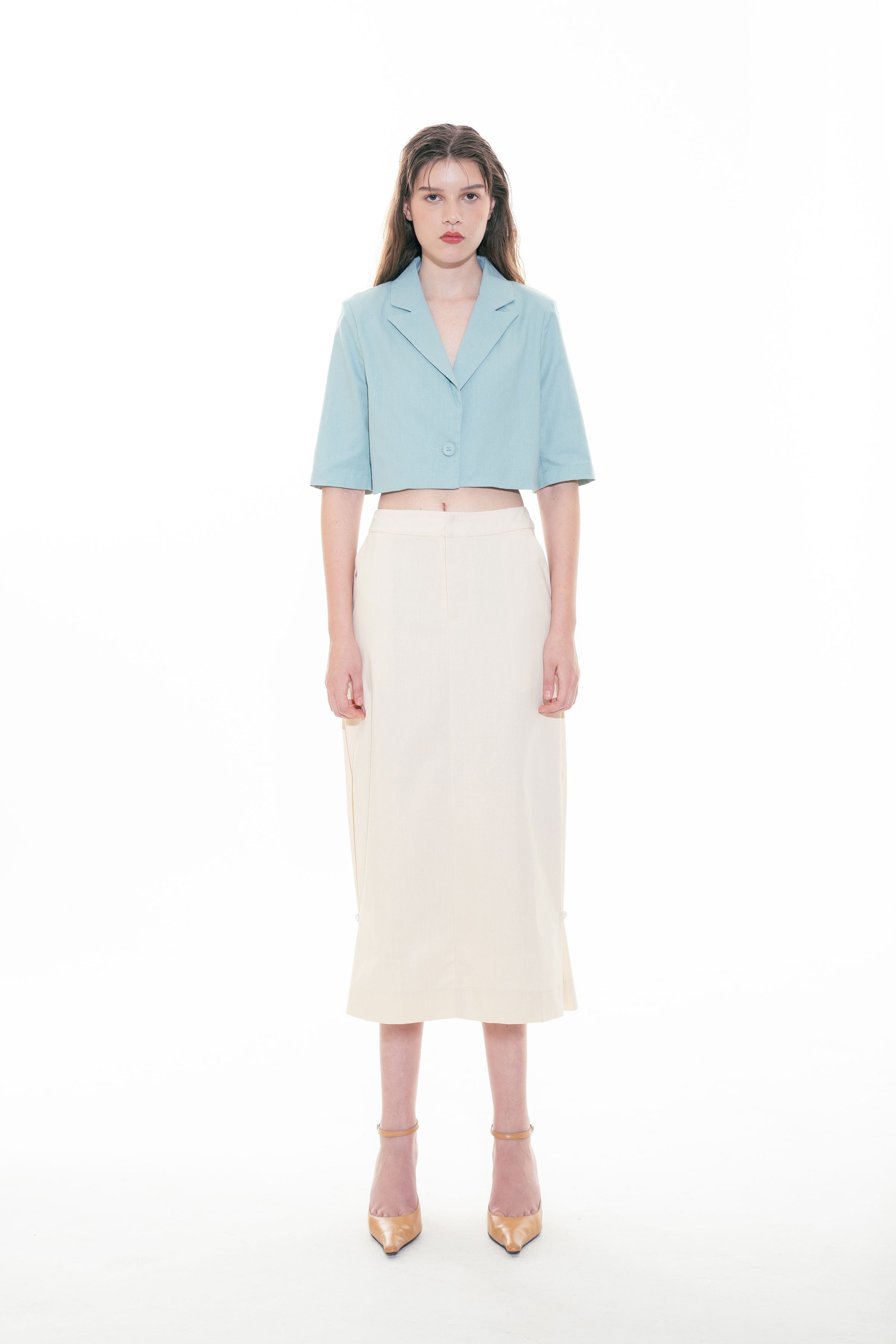 ENID BLAZER BLUE