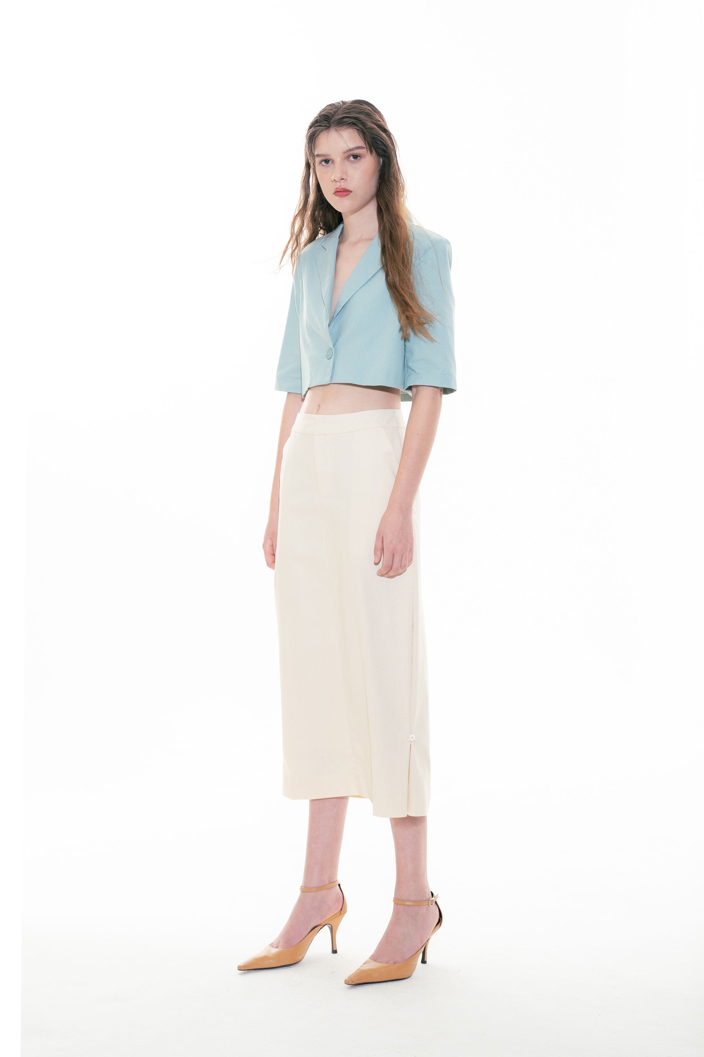 ENID BLAZER BLUE