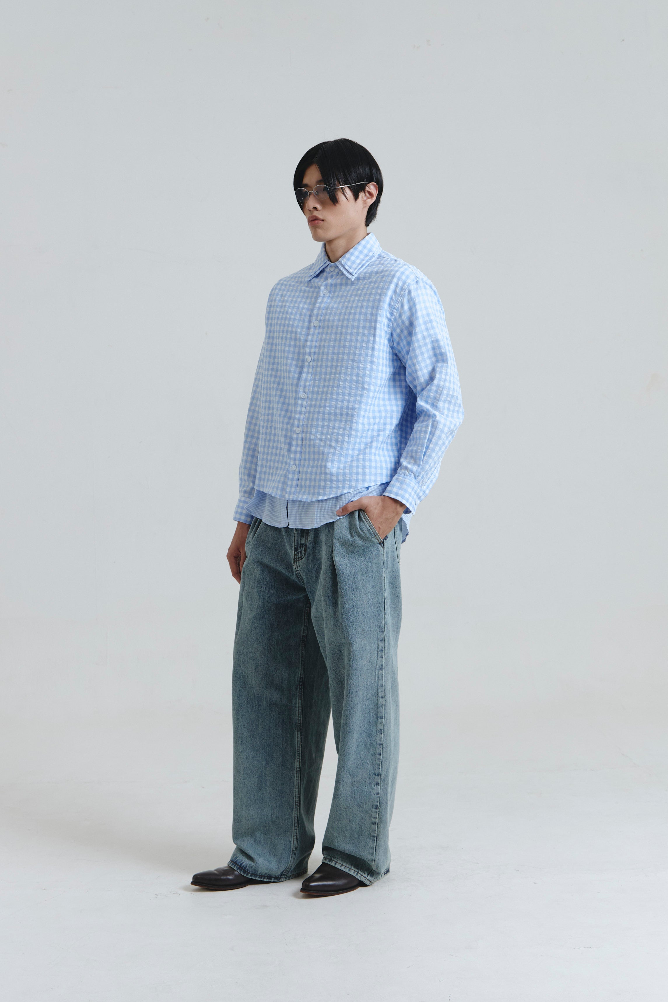 NESCIO SHIRT BLUE