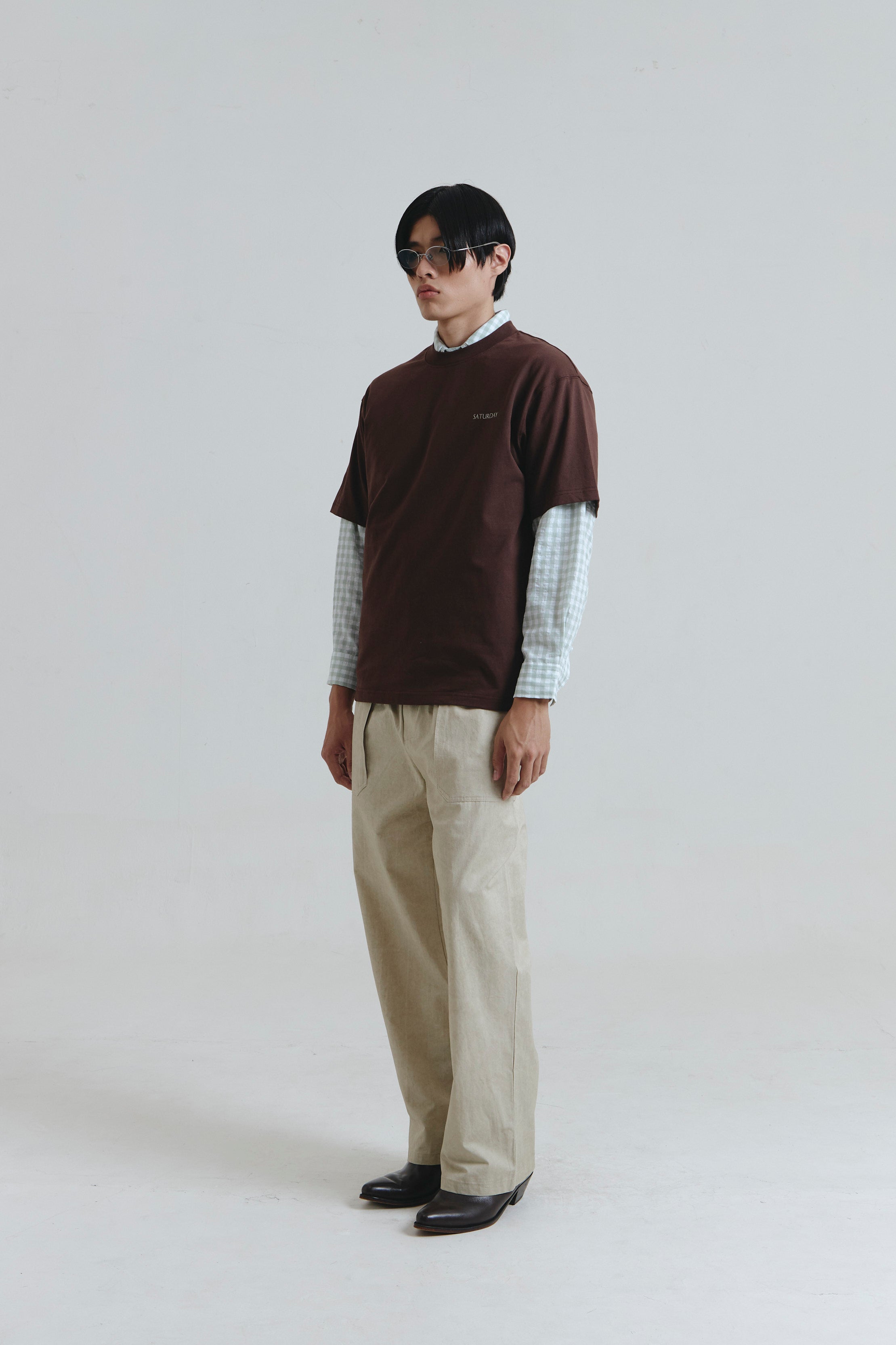RIALTO T-SHIRT BROWN