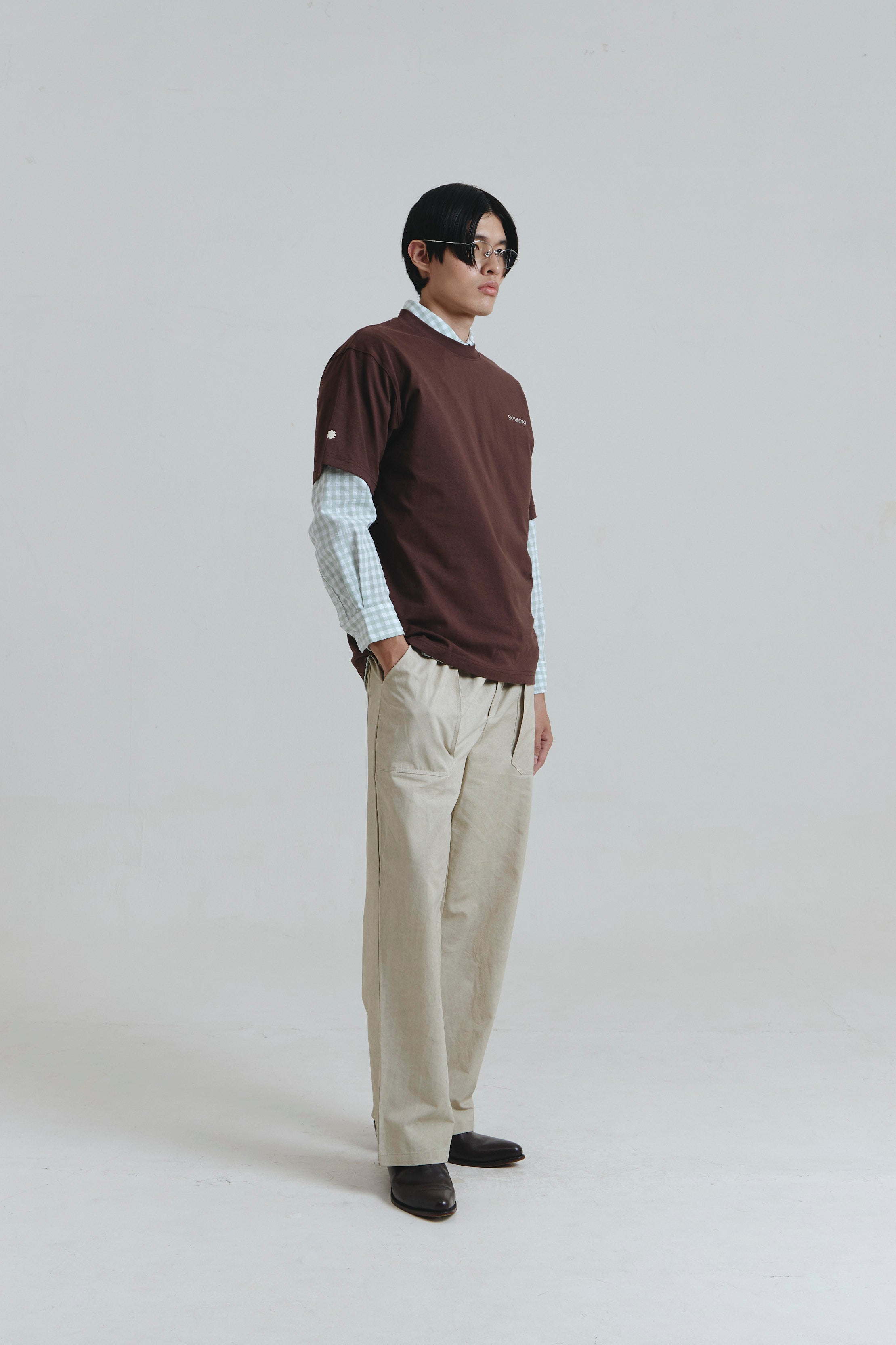 RIALTO T-SHIRT BROWN