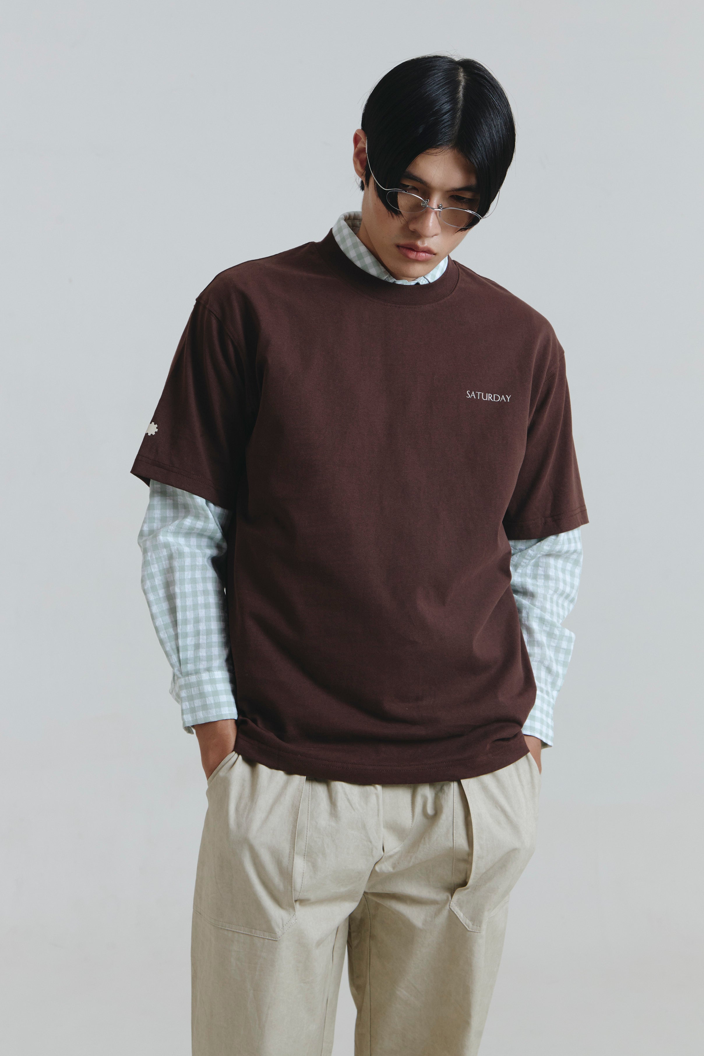 RIALTO T-SHIRT BROWN