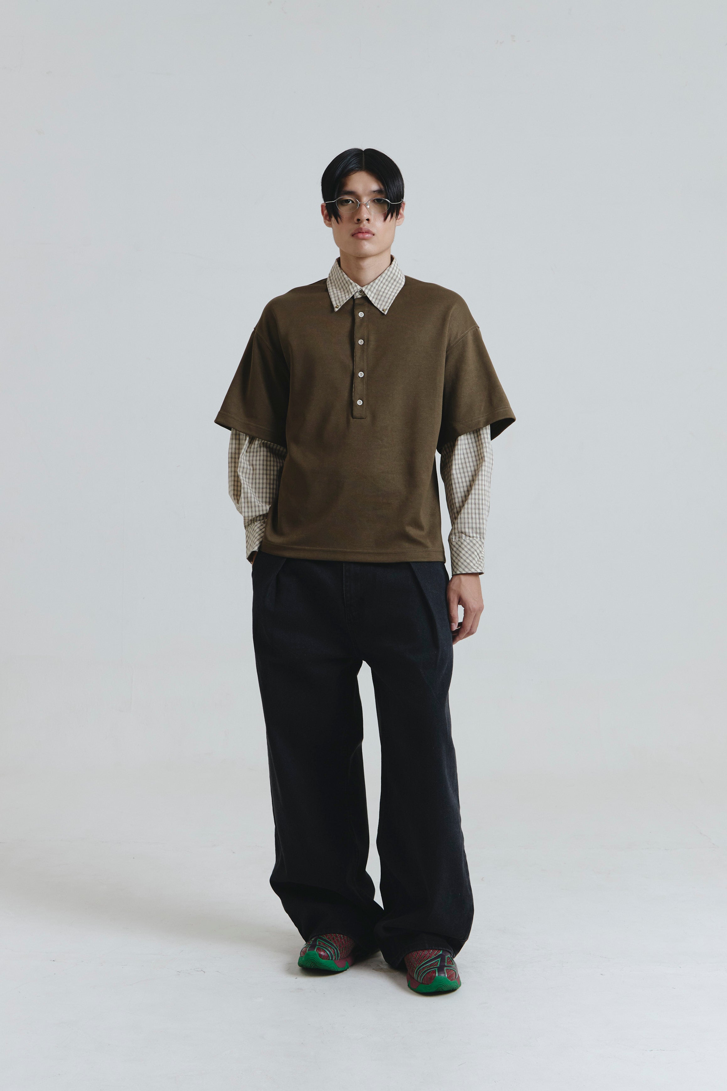 BROOKLYN LAYERED TOP ARMY