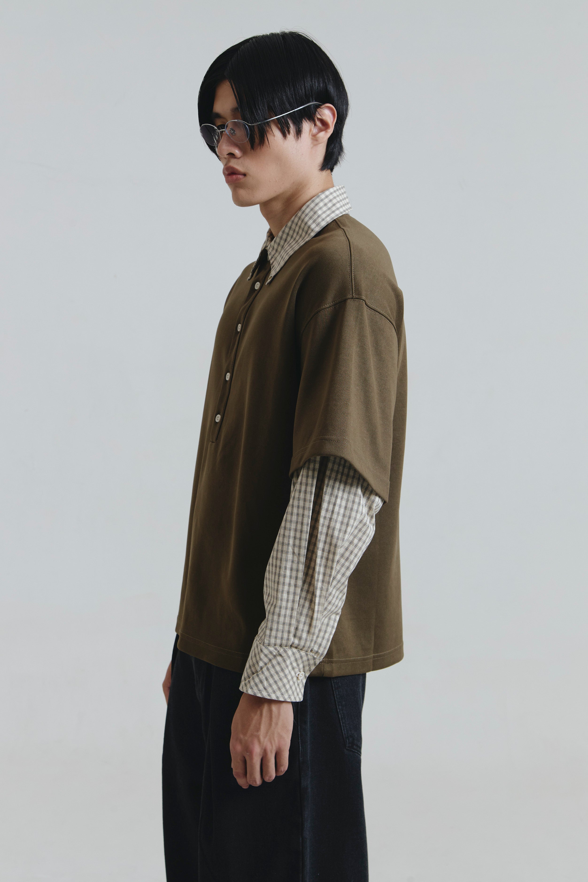 BROOKLYN LAYERED TOP ARMY