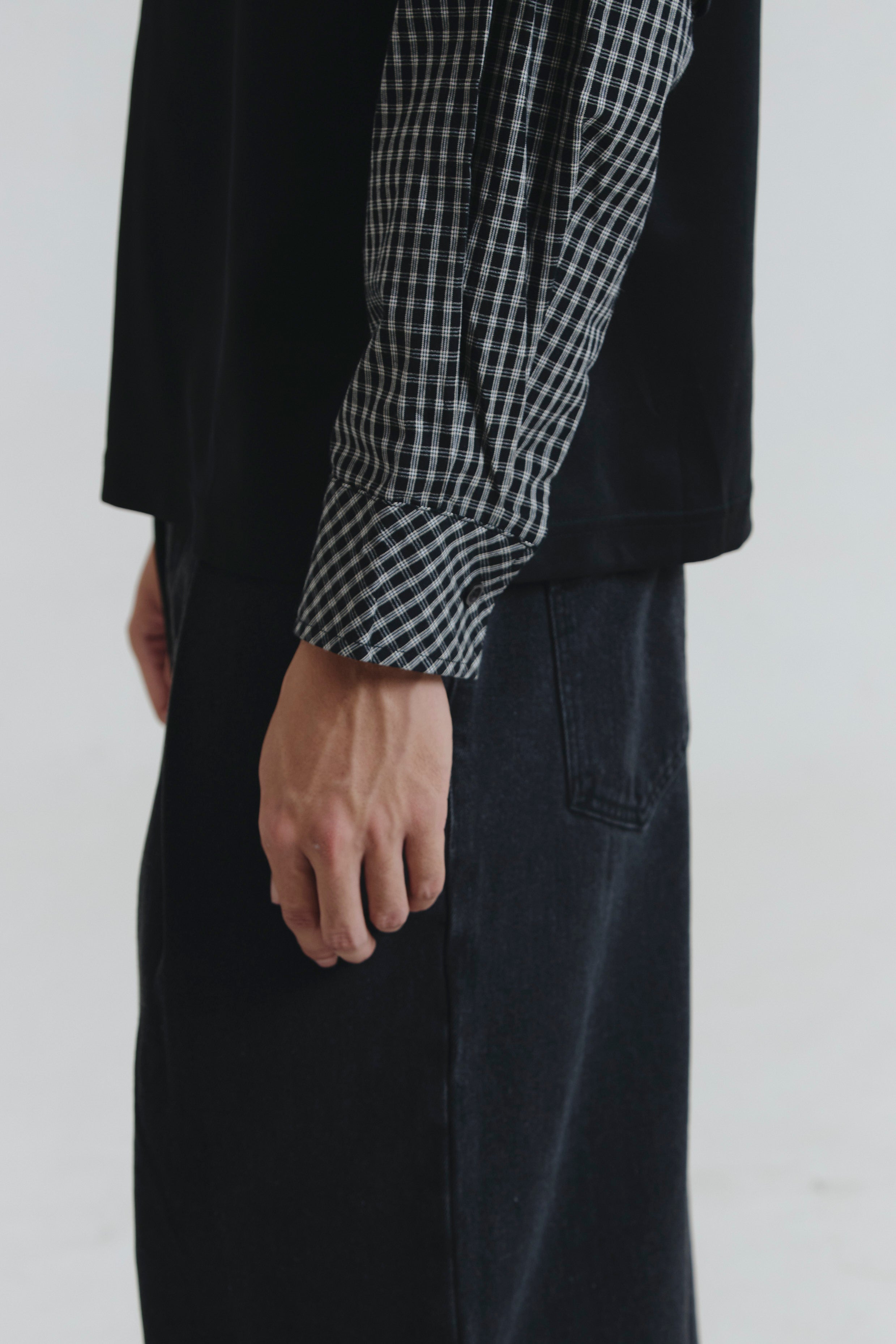 BROOKLYN LAYERED TOP BLACK
