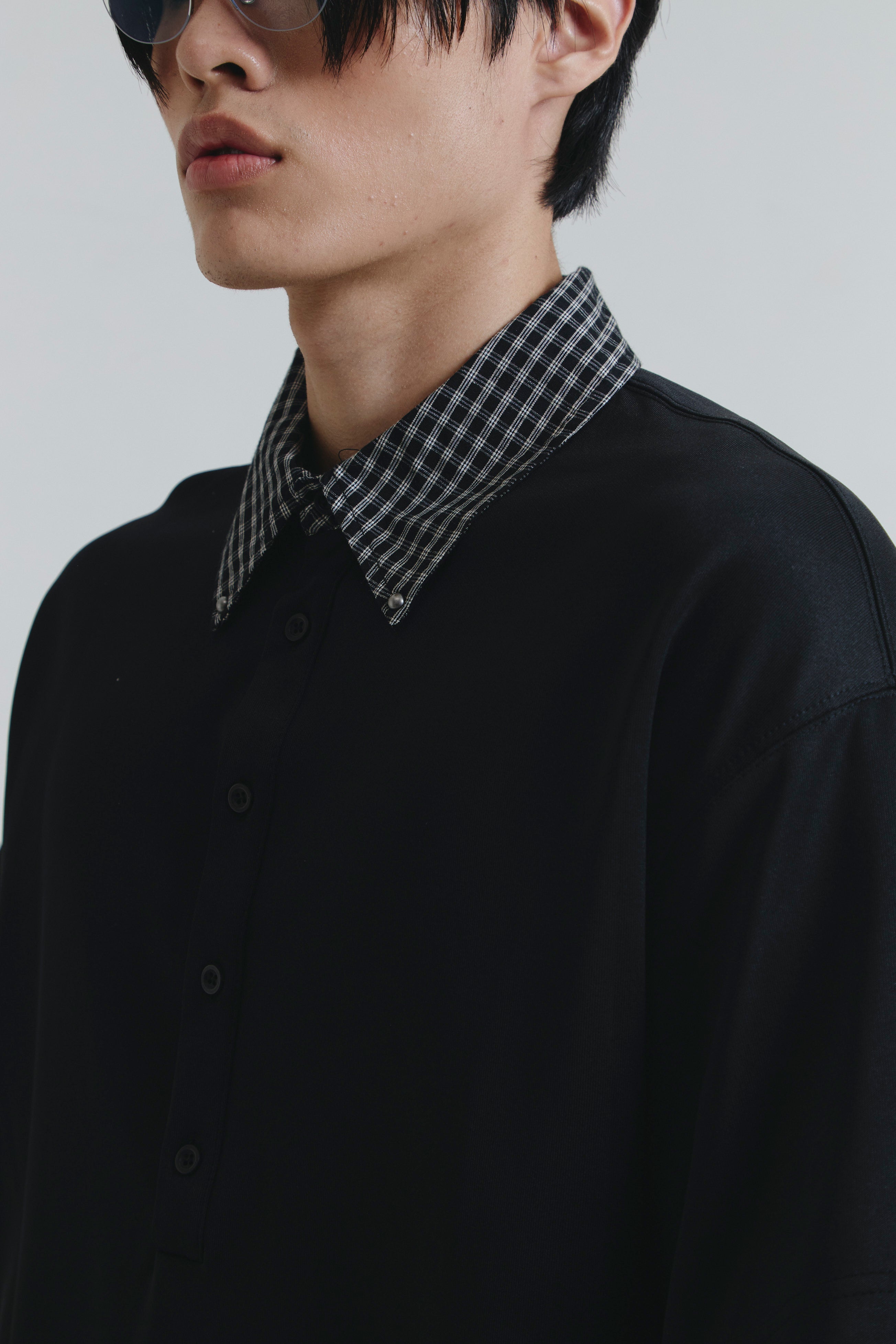 BROOKLYN LAYERED TOP BLACK