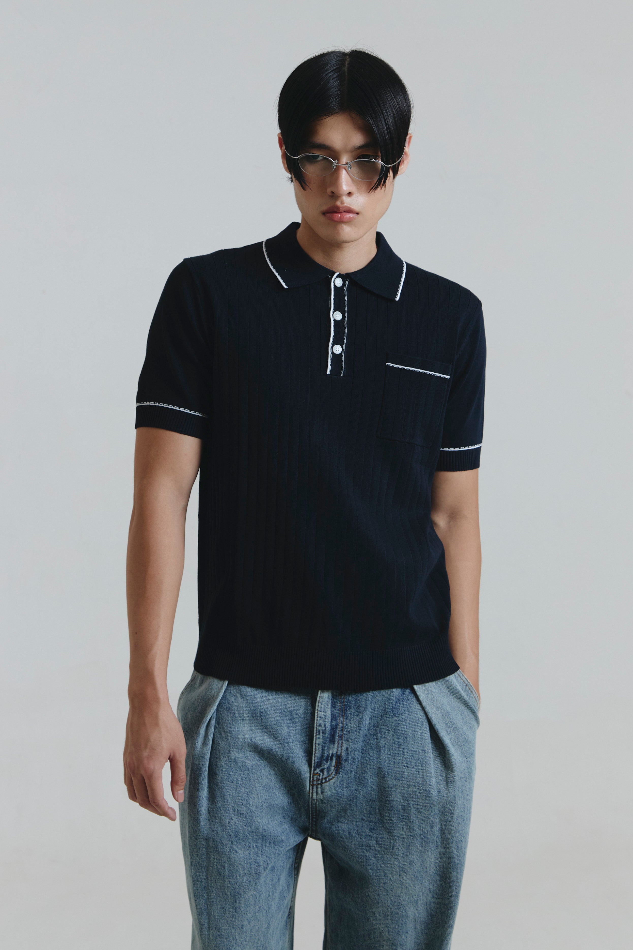 BAYONNE POLO SHIRT NAVY