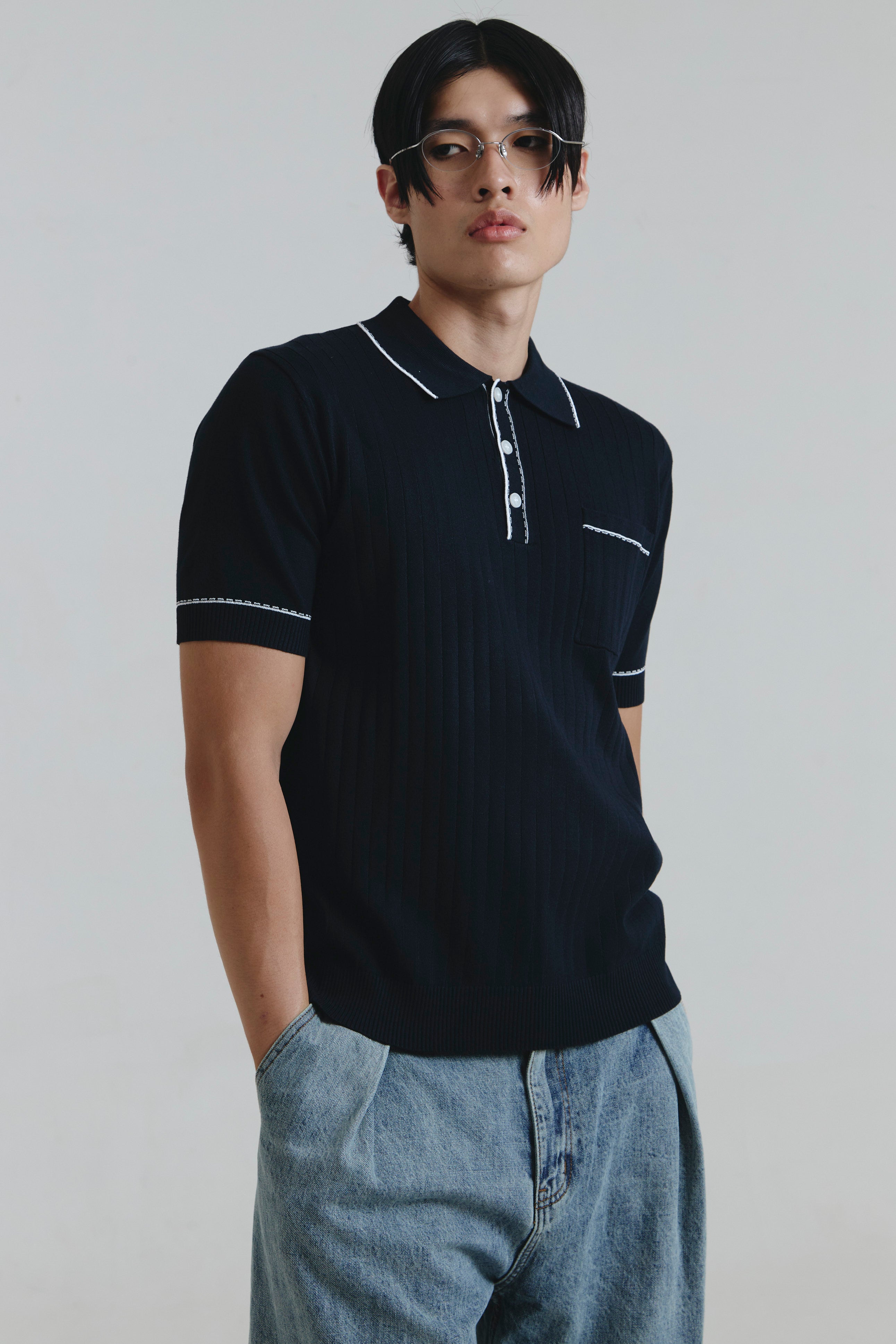 BAYONNE POLO SHIRT NAVY