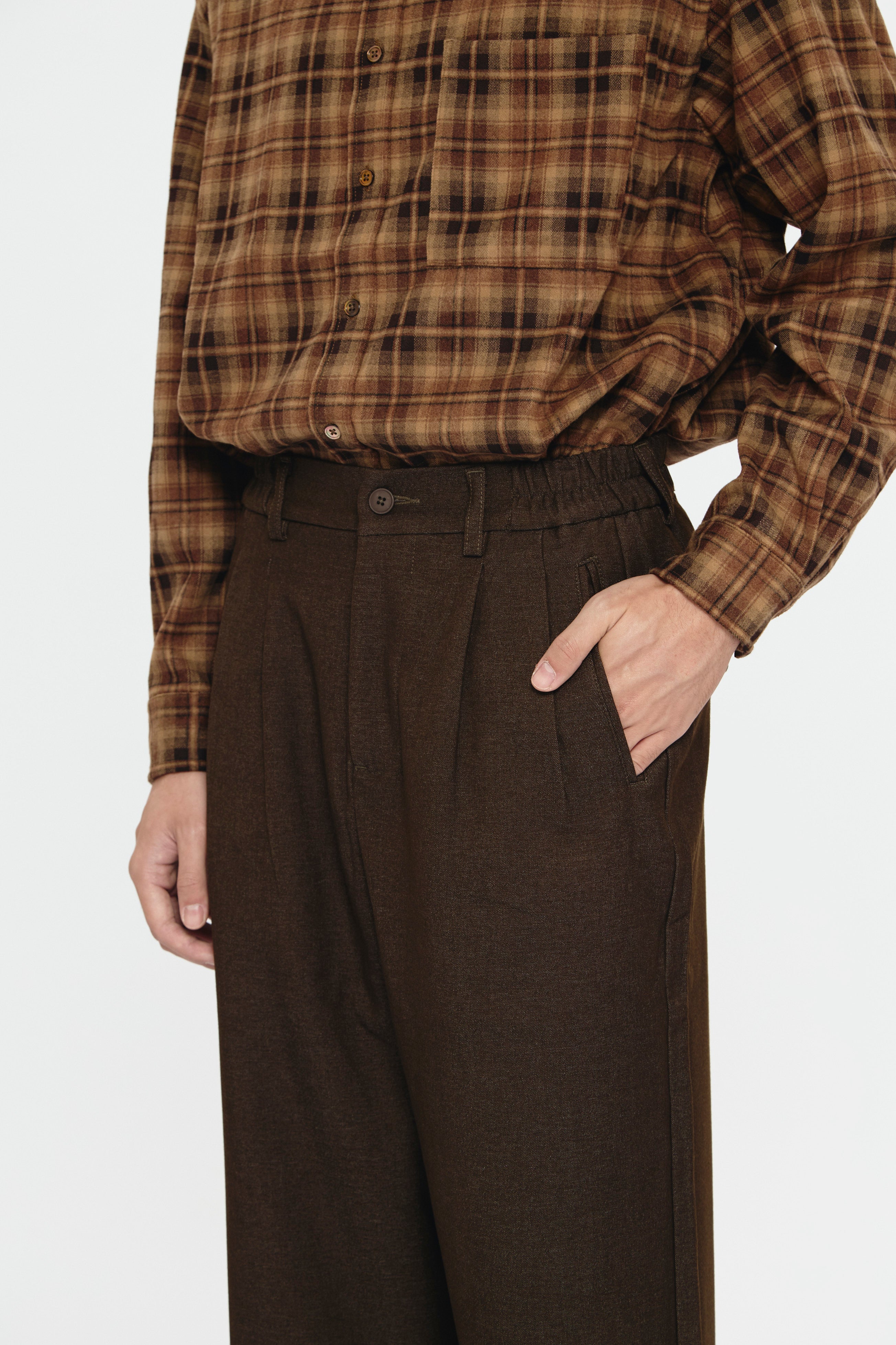 ESTORIL PANTS BROWN