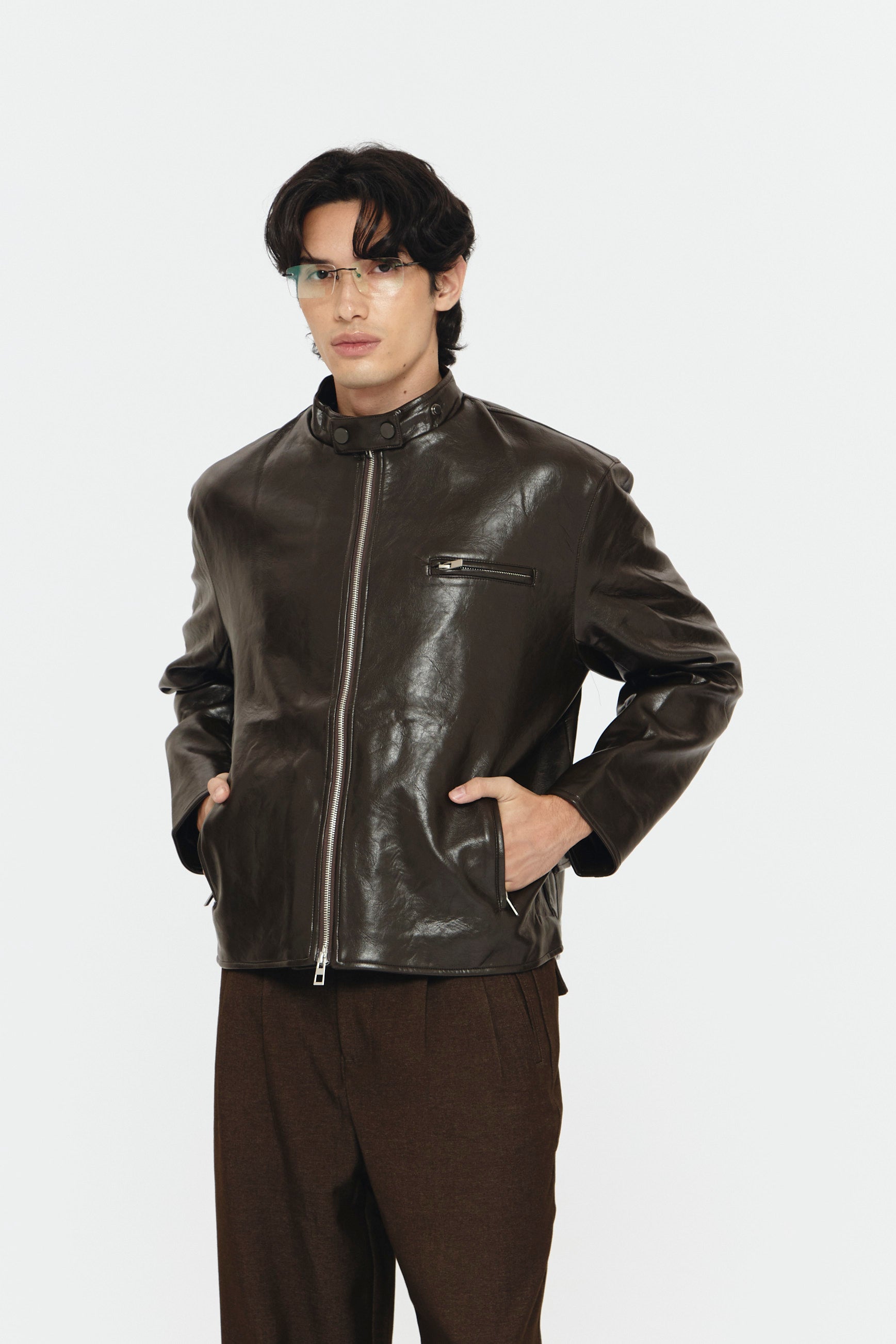 SUZUKA JACKET DARK BROWN
