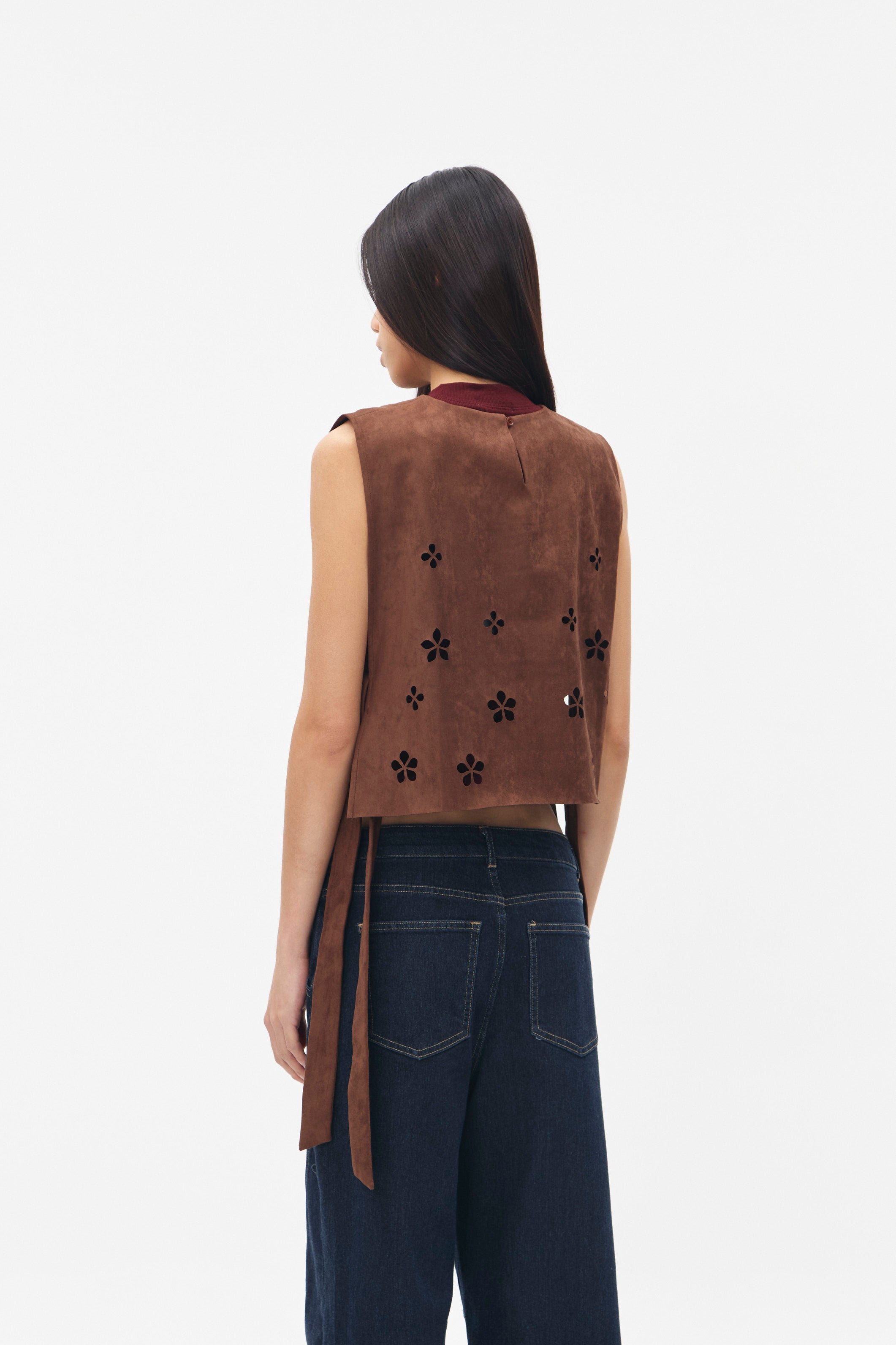 HYMN VEST BROWN